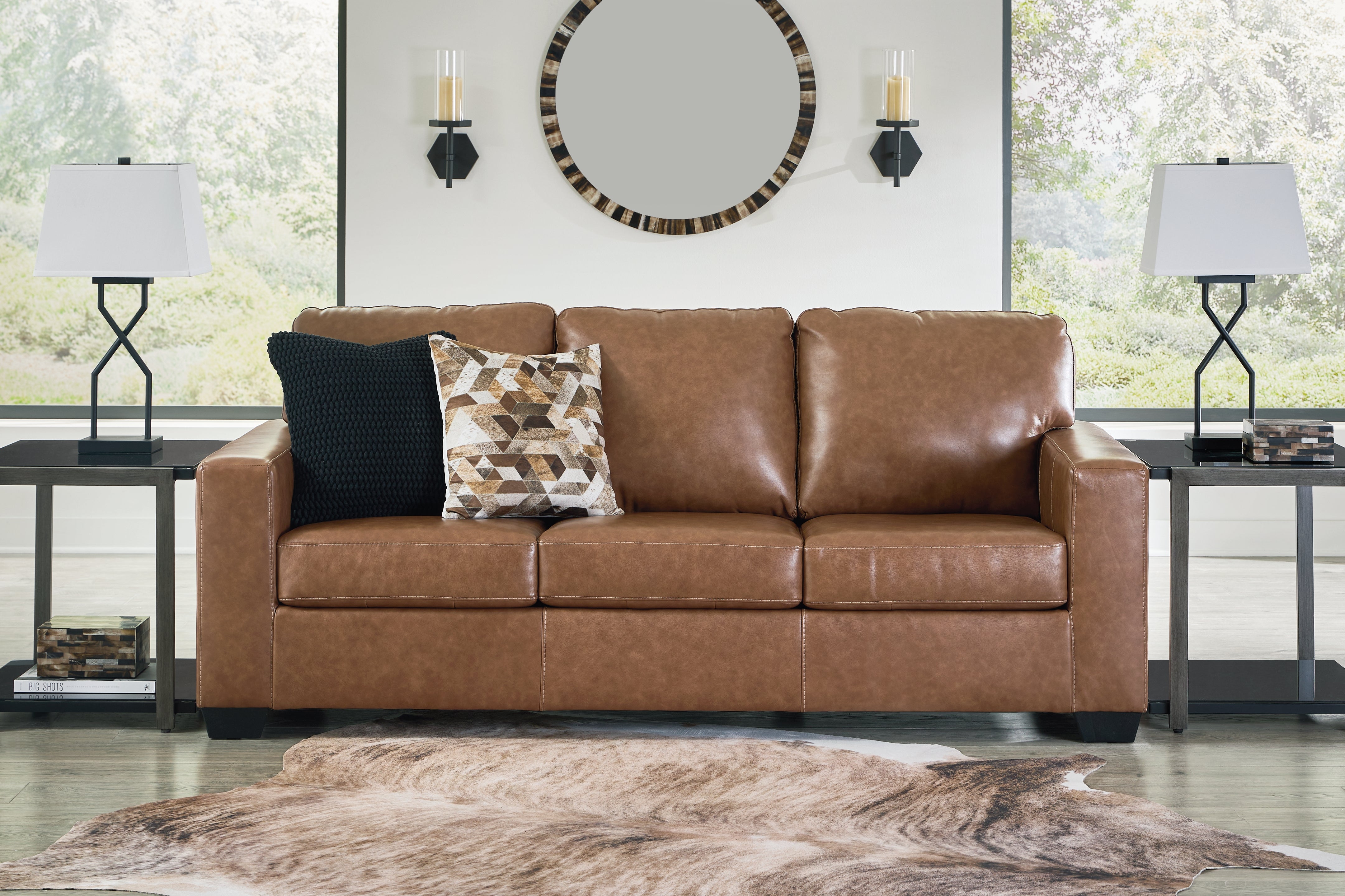 Floridian Furniture - Ashley Furniture - Bolsena Living Room - Sofa / Caramel - 5560338