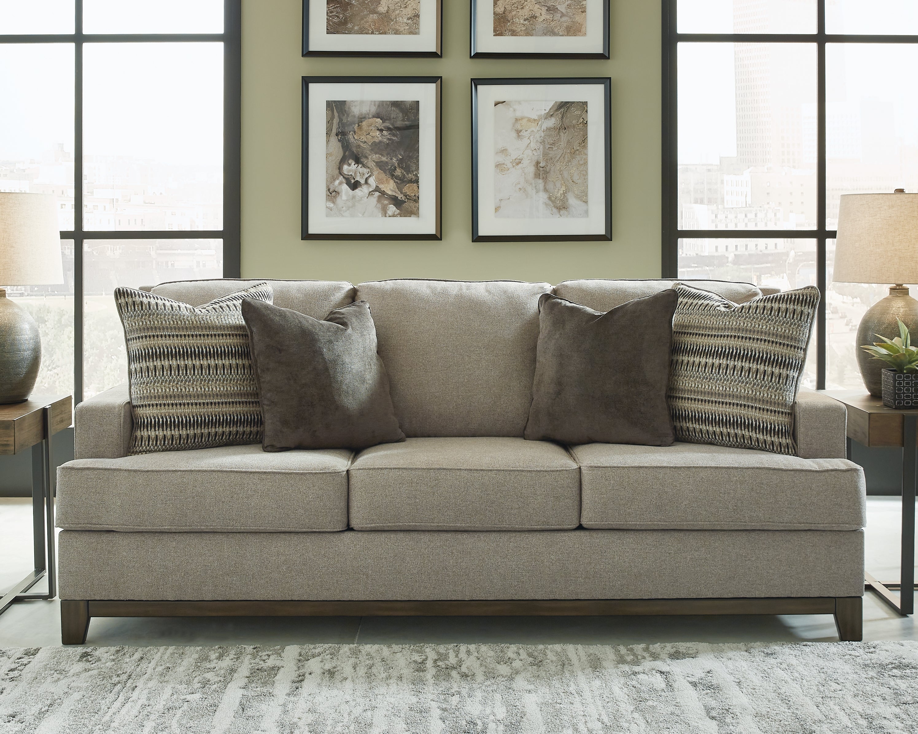 Floridian Furniture - Ashley Furniture - Kaywood Living Room - Loveseat / Granite - 5630335