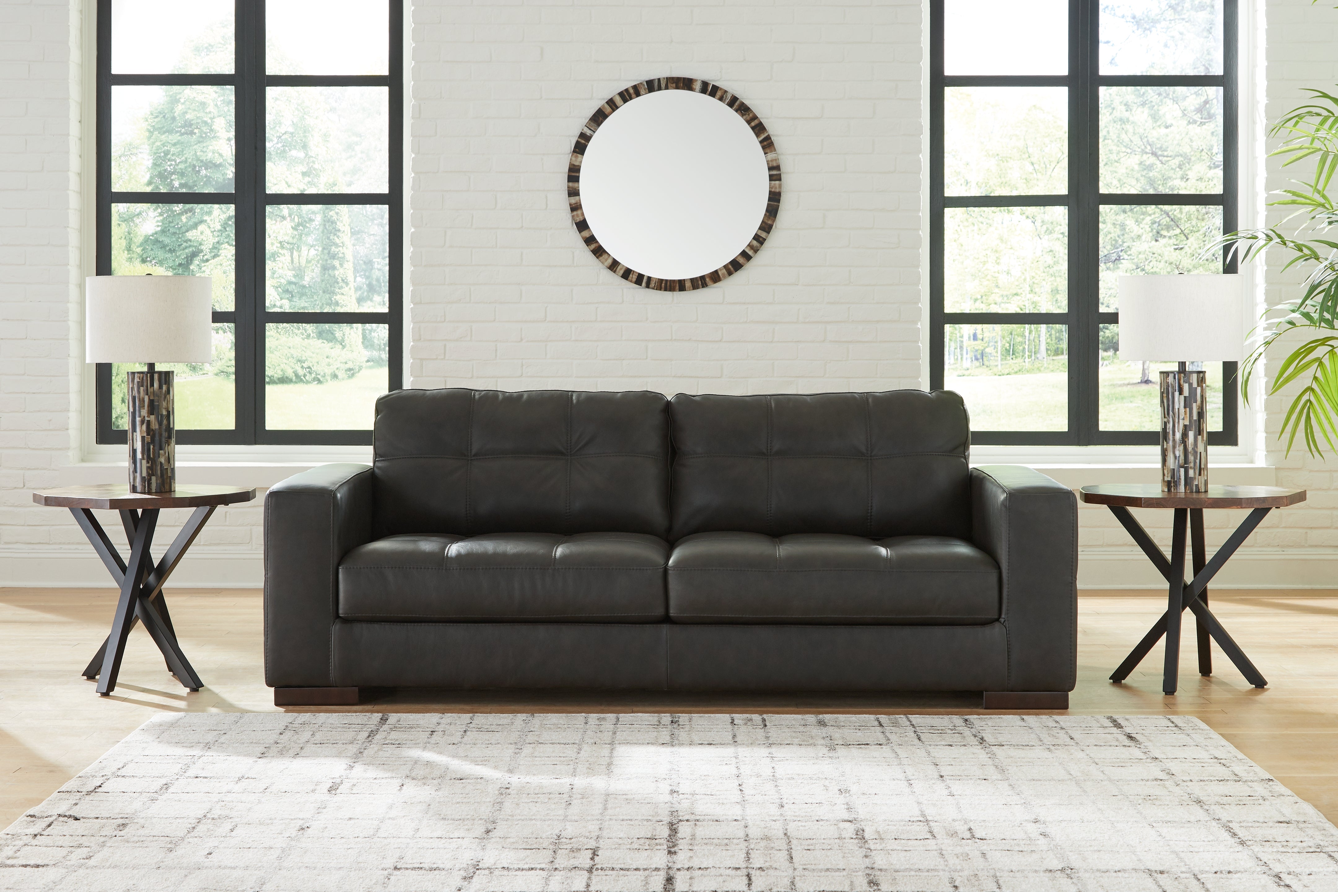 Floridian Furniture - Ashley Furniture - Luigi Living Room - Sofa / Thunder - 5650638