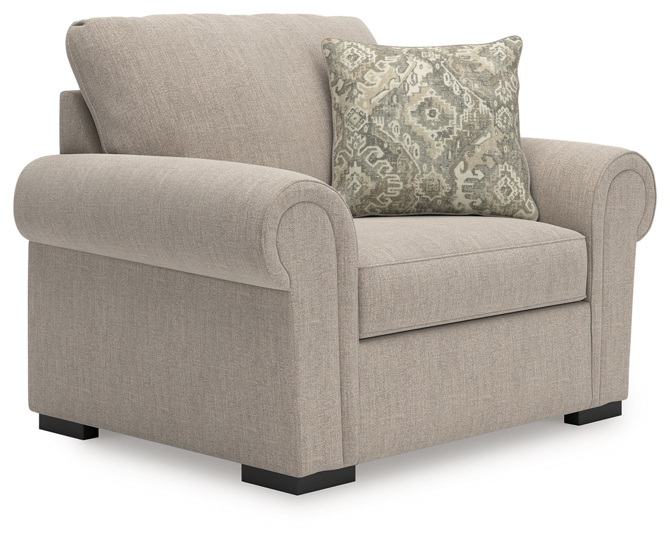 Floridian Furniture - Ashley Furniture - Sararose Living Room - Chair and a Half / Heather - 5710223
