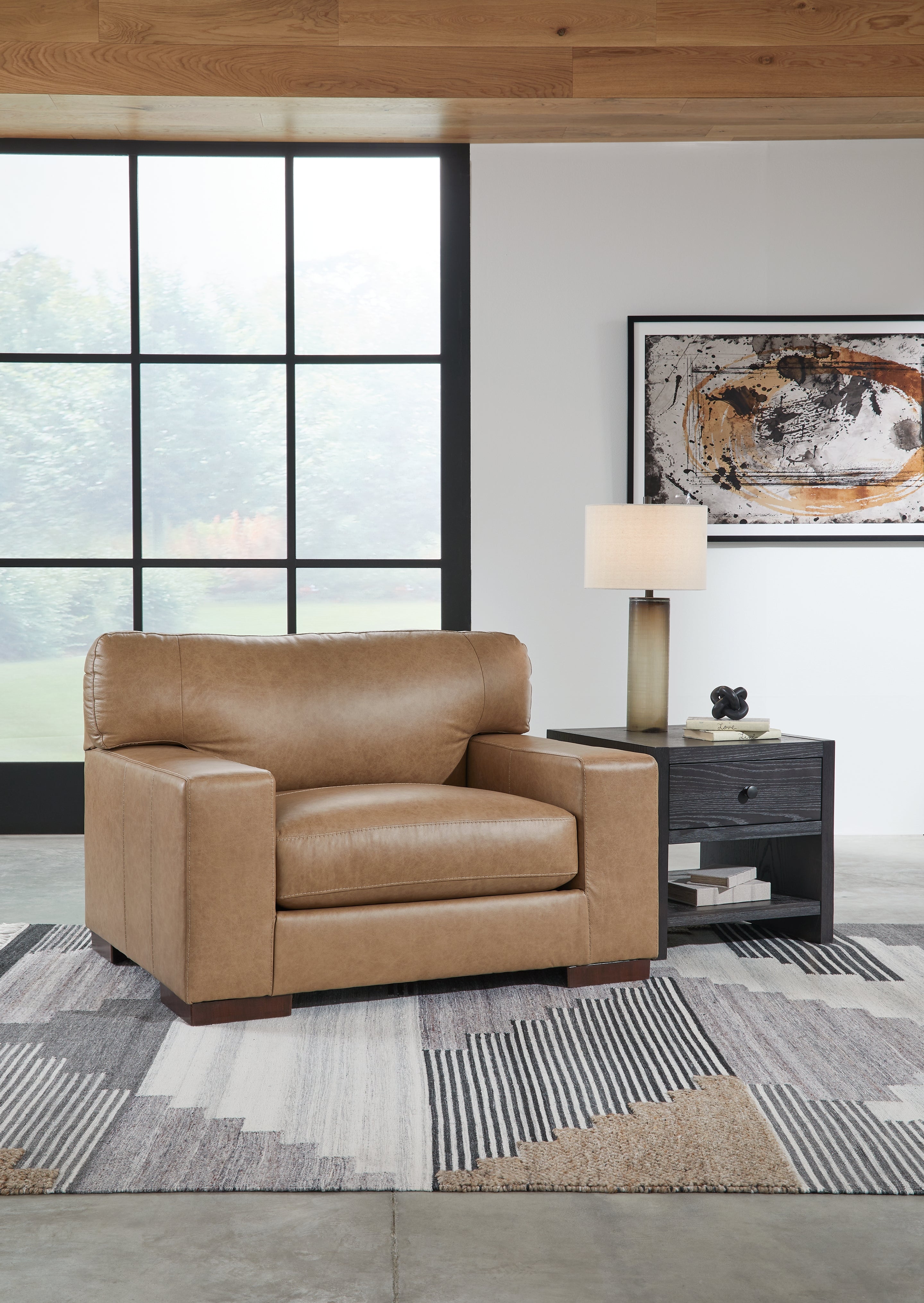 Floridian Furniture - Ashley Furniture - Lombardia Living Room - Chair and a Half / Tumbleweed - 5730223