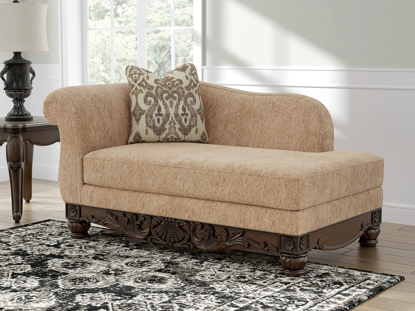 Floridian Furniture - Ashley Furniture - Chelsworth Living Room - RAF Corner Chaise / Golden - PC5790516