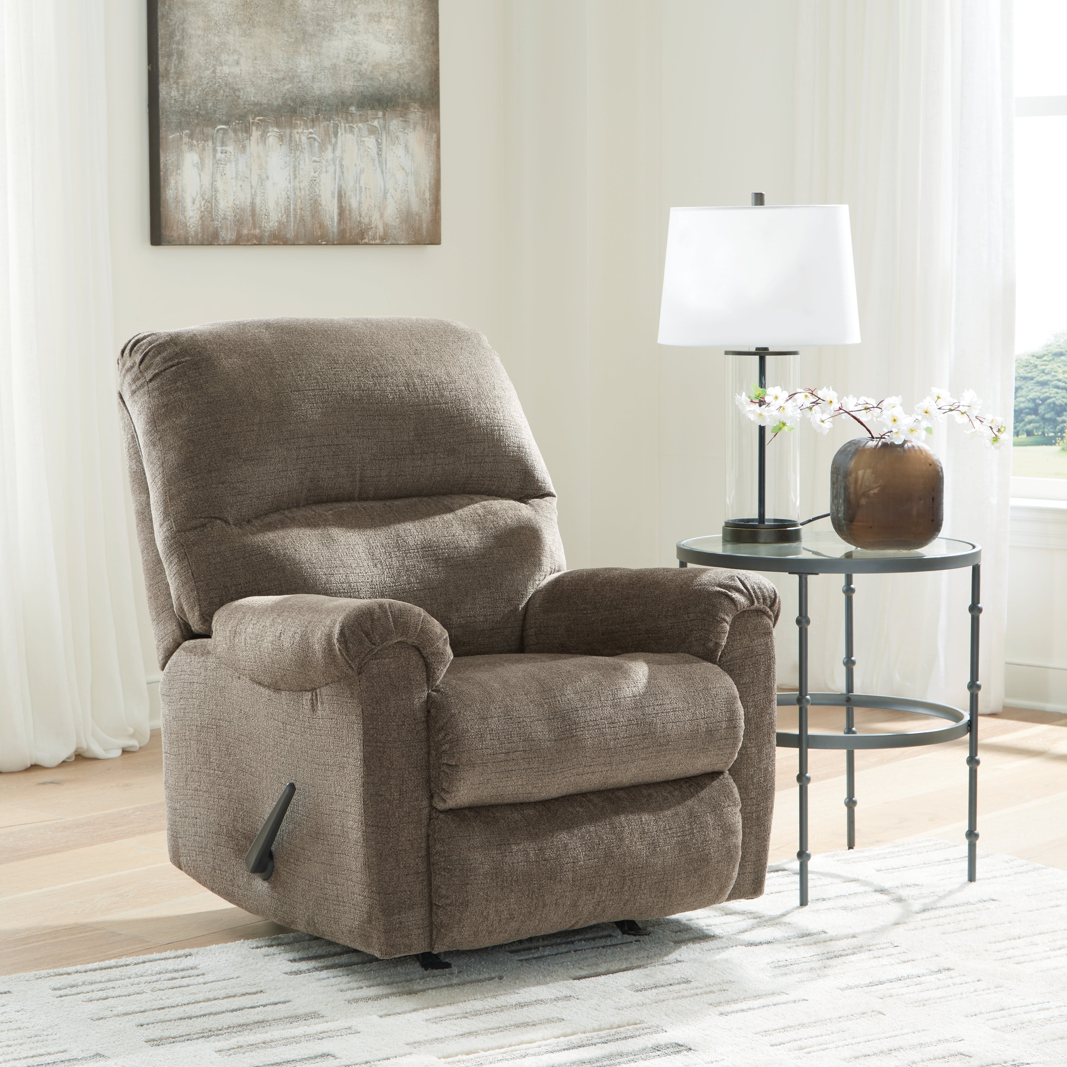 Floridian Furniture - Ashley Furniture - Stonemeade Living Room - Rocker Recliner / Nutmeg - 5950525