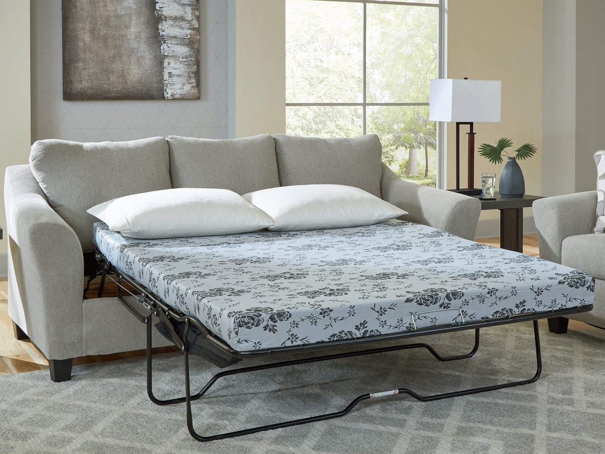 Floridian Furniture - Ashley Furniture - Willarae Living Room - Queen Sofa Sleeper / Taupe - 5980339