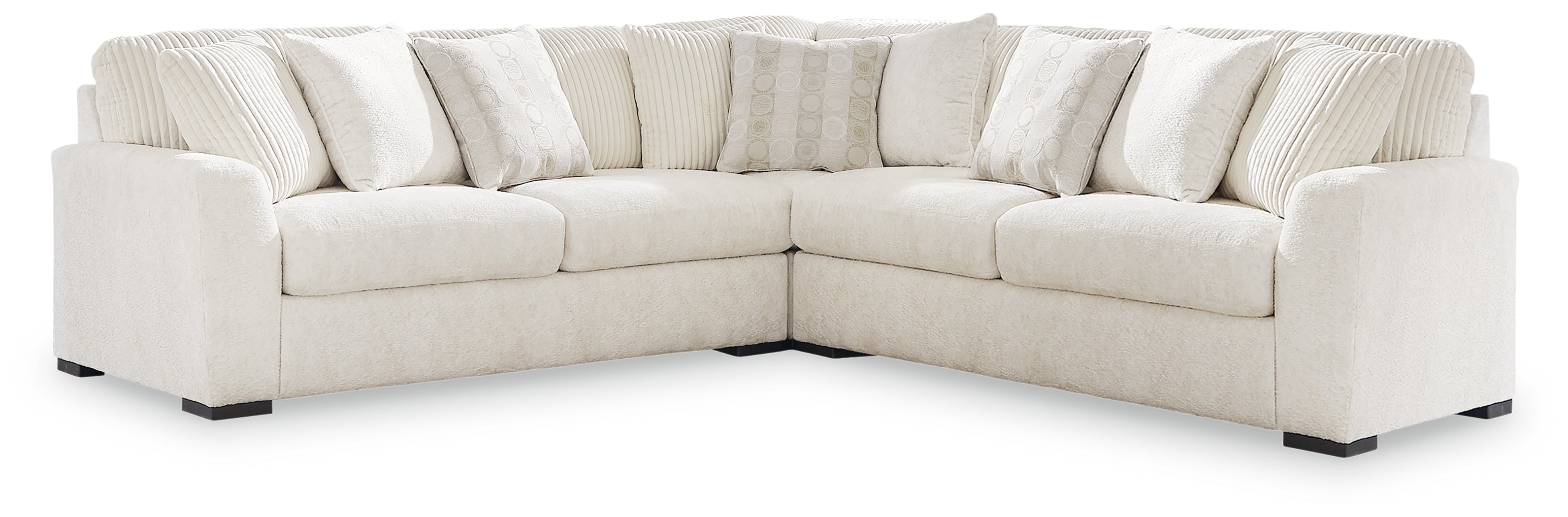 Floridian Furniture - Ashley Furniture - Chessington Sectional - LAF 3-Piece Sectional / Ivory - 61904S5