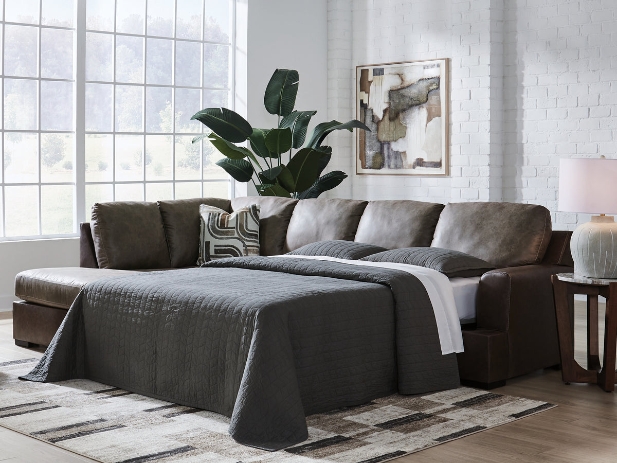 Floridian Furniture - Ashley Furniture - Castille Way Sectional - RAF 2-Piece Sleeper Sectional with Chaise - PC62703S4
