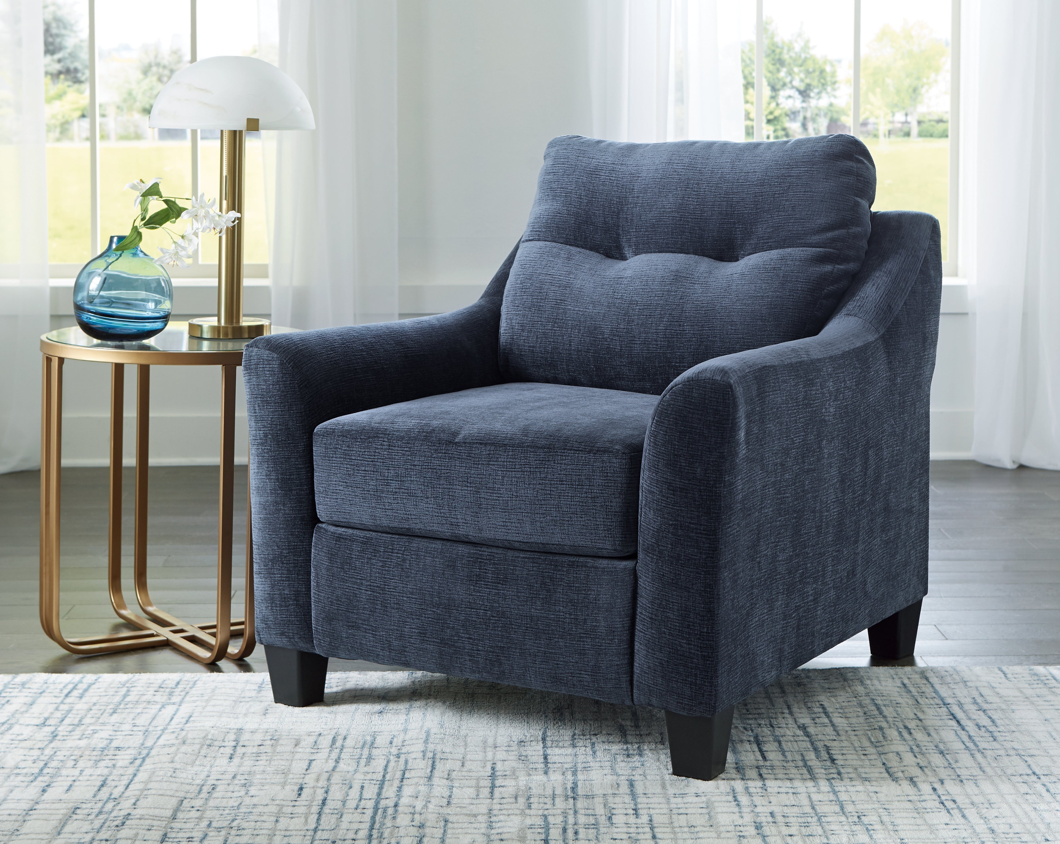 Floridian Furniture - Ashley Furniture - Amity Bay Living Room - Chair / Ink - 6720620