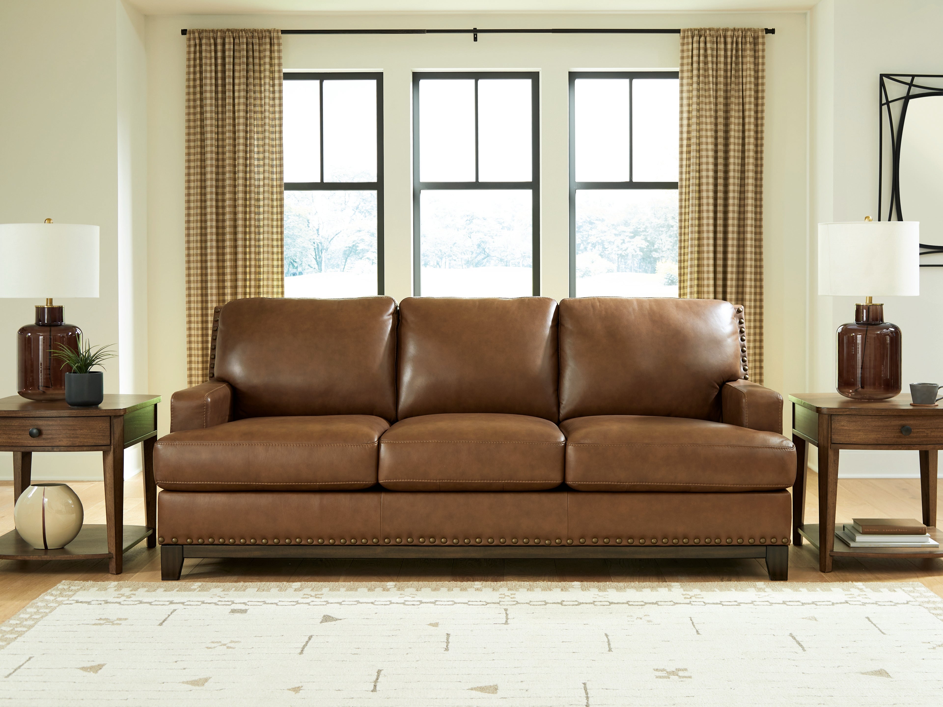 Floridian Furniture - Ashley Furniture - Saonara Living Room - Sofa / Amber - PC7310938