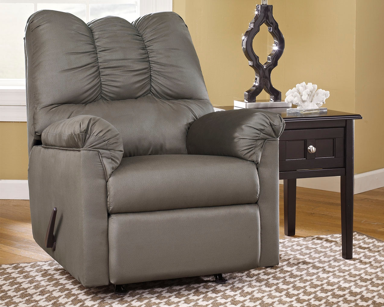 Floridian Furniture - Ashley Furniture - Darcy Living Room - Rocker Recliner / Cobblestone - 7500525