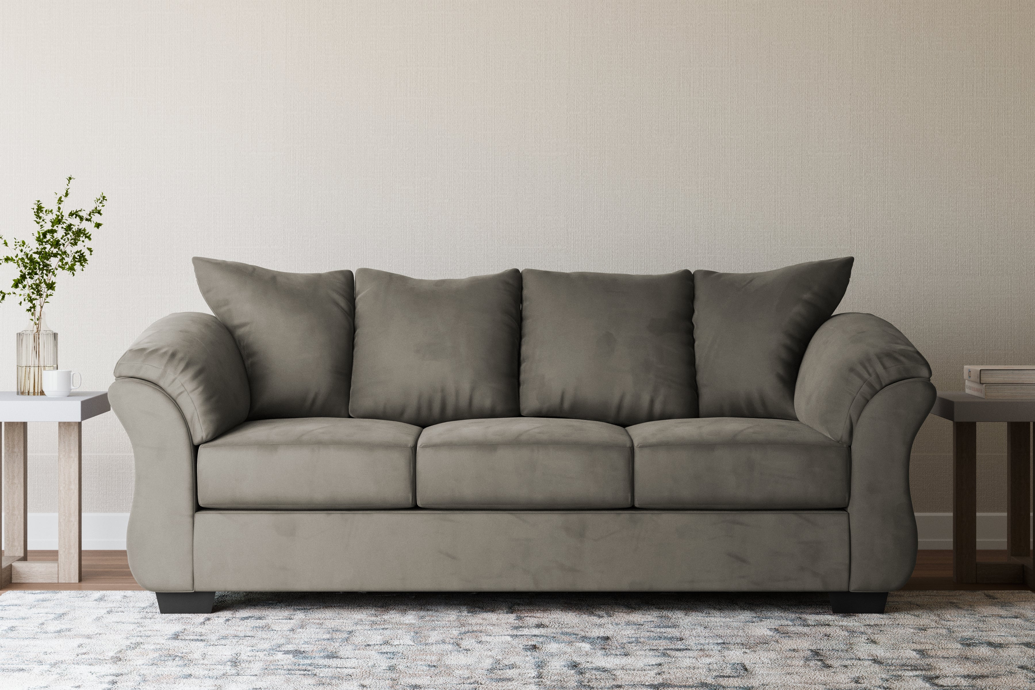 Floridian Furniture - Ashley Furniture - Darcy Living Room - Sofa / Cobblestone - 7500538