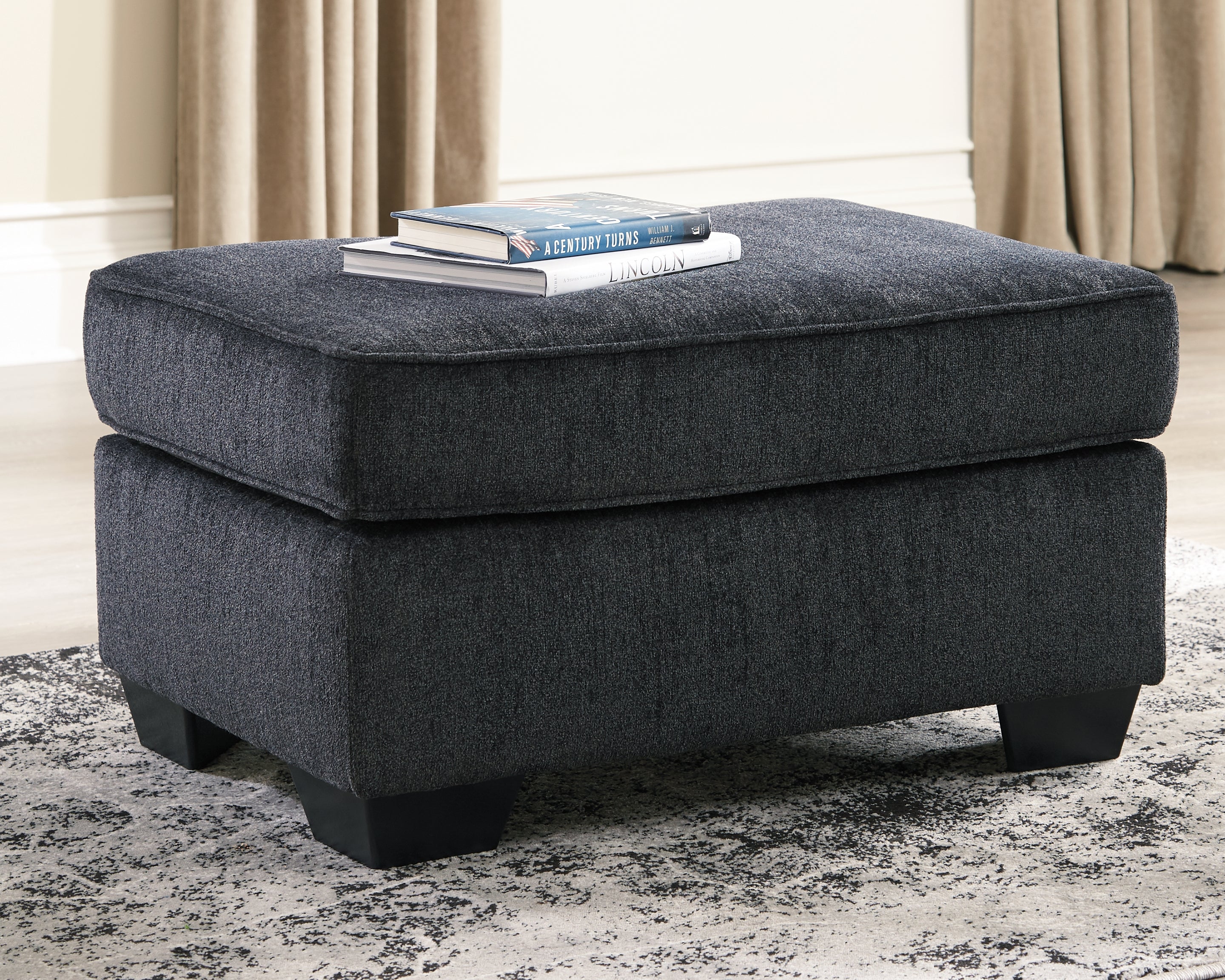 Floridian Furniture - Ashley Furniture - Altari Living Room - Ottoman / Slate - 8721314
