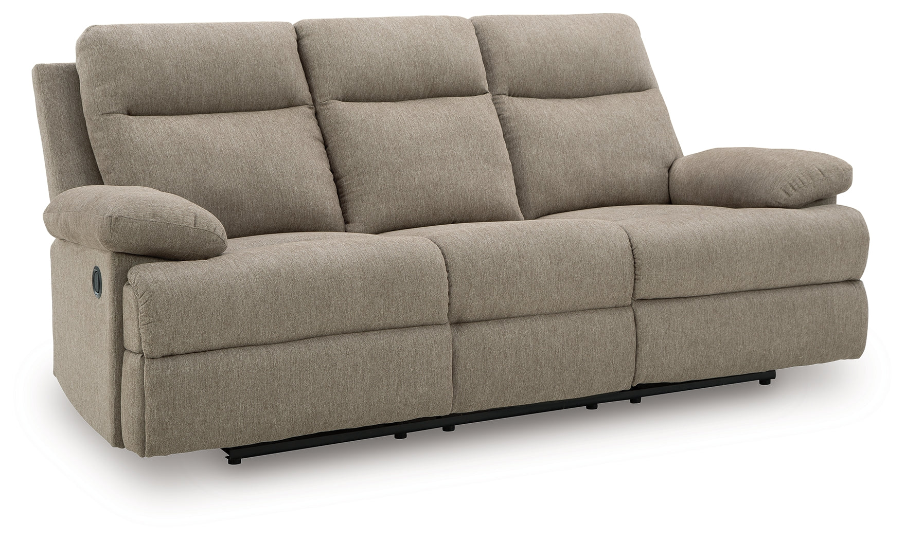 Floridian Furniture - Ashley Furniture - Side-Swipe Living Room - REC Sofa w/Drop Down Table / Mocha - PC9140589