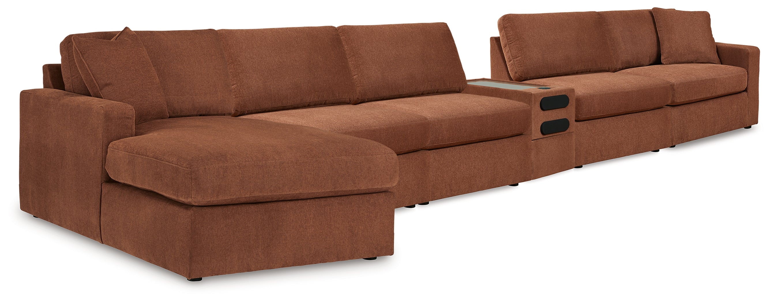 Floridian Furniture - Ashley Furniture - Modmax 6-Piece Sectional - 6-Piece Sectional / Spice - 92102U24