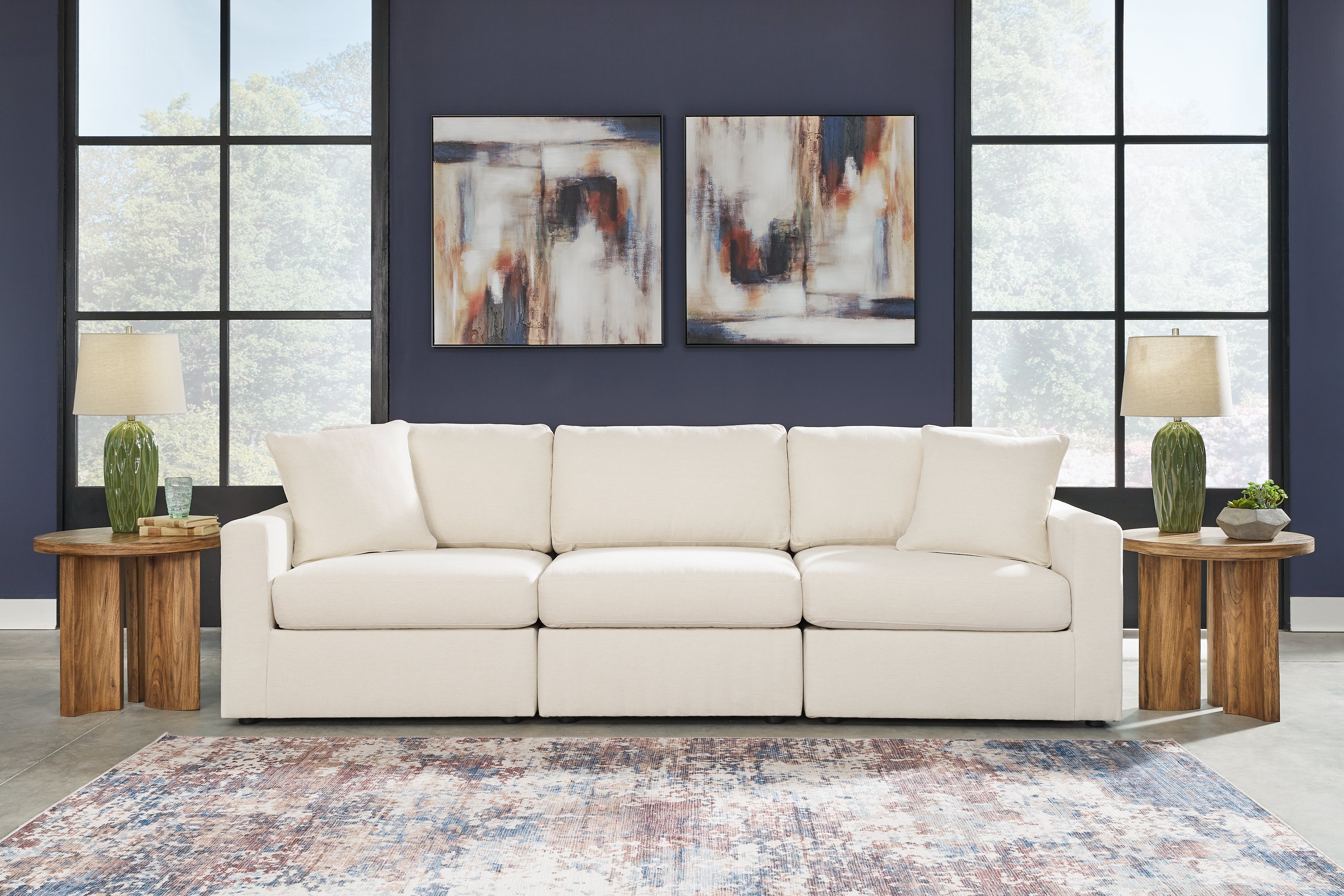 Floridian Furniture - Ashley Furniture - Modmax Sectional - RAF 3-Piece Sectional / Oyster - 92103S2