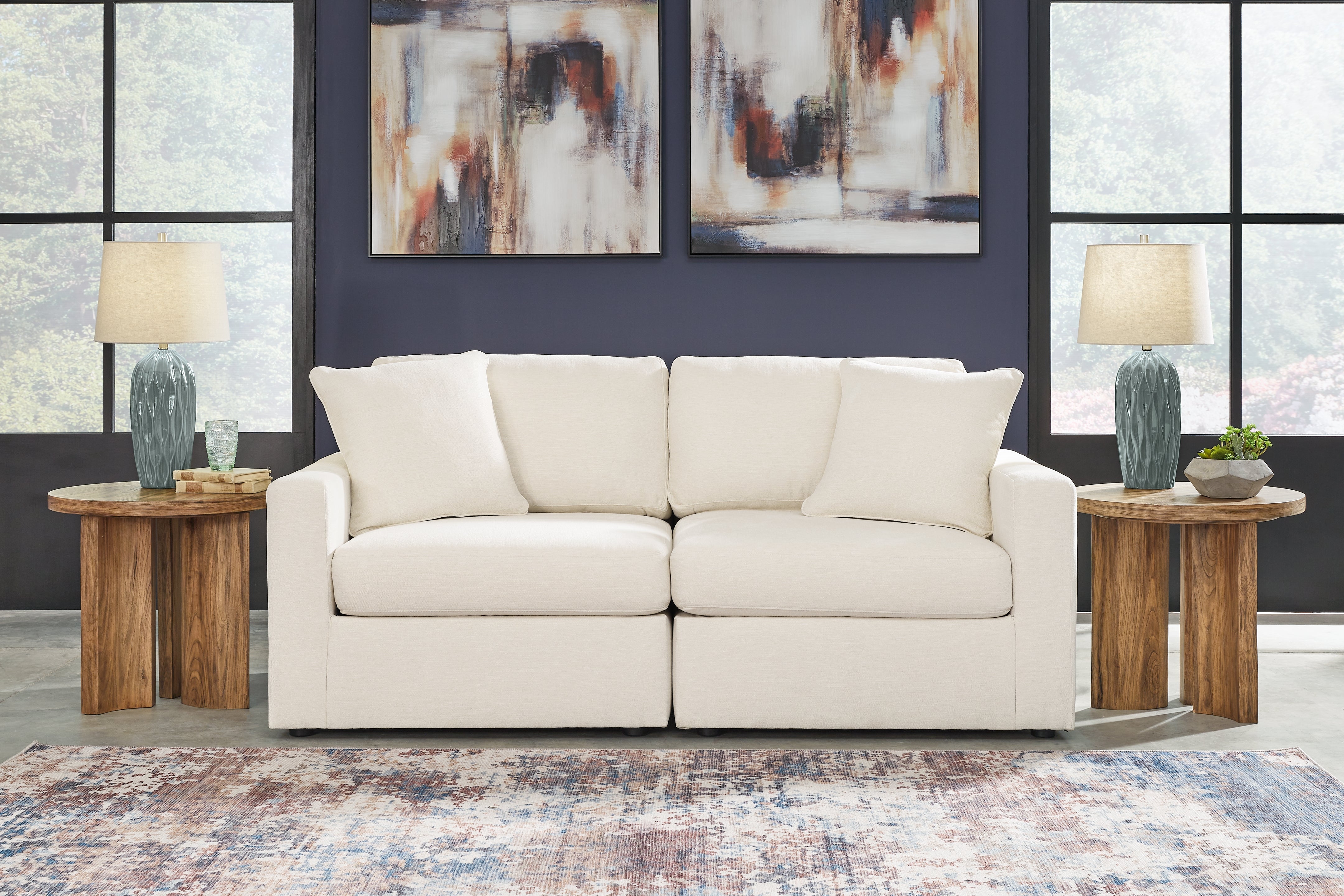 Floridian Furniture - Ashley Furniture - Modmax Sectional - RAF 2-Piece Sectional / Oyster - 92103S1