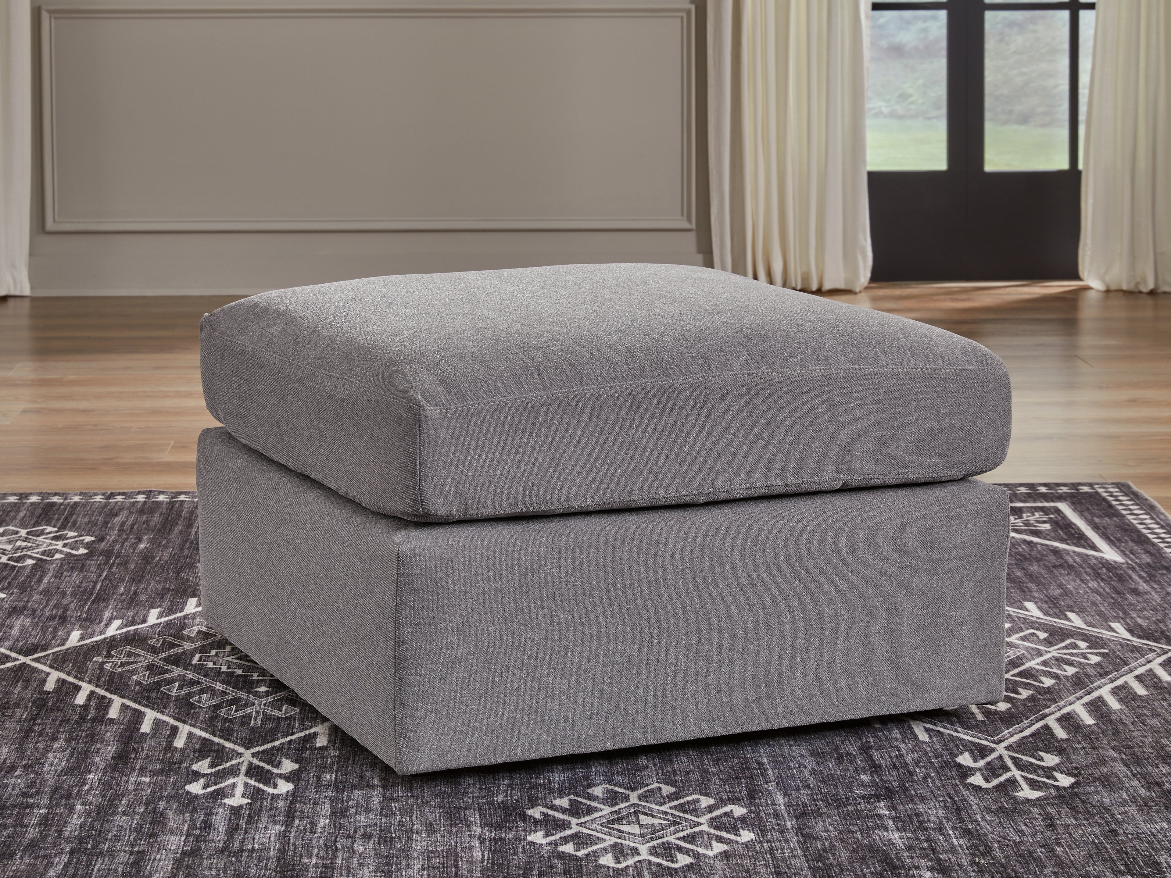 Floridian Furniture - Ashley Furniture - Modmax Sectional - Oversized Accent Ottoman / Granite - 9210408