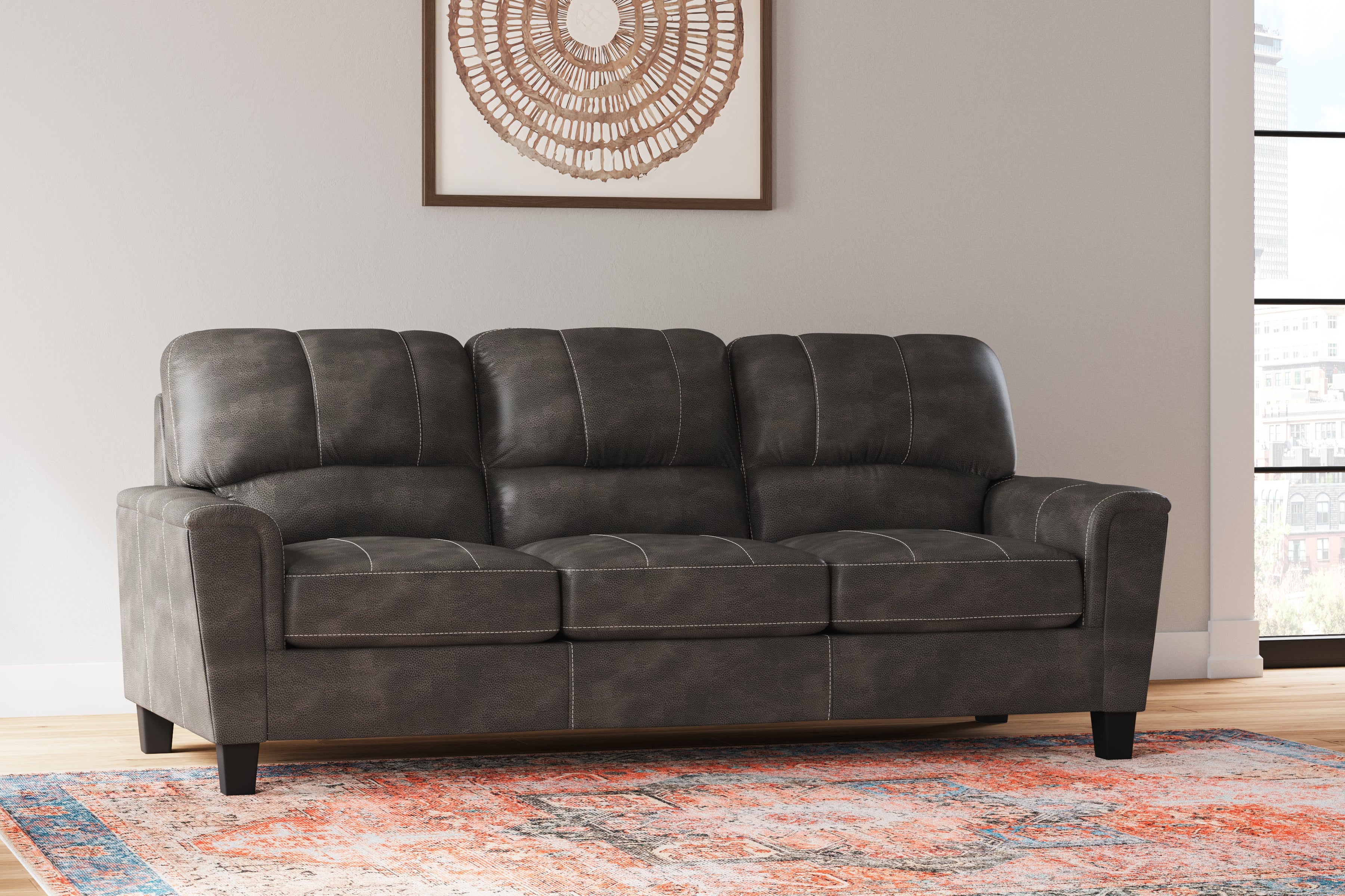 Floridian Furniture - Ashley Furniture - Navi Living Room - Sofa / Smoke - 9400238