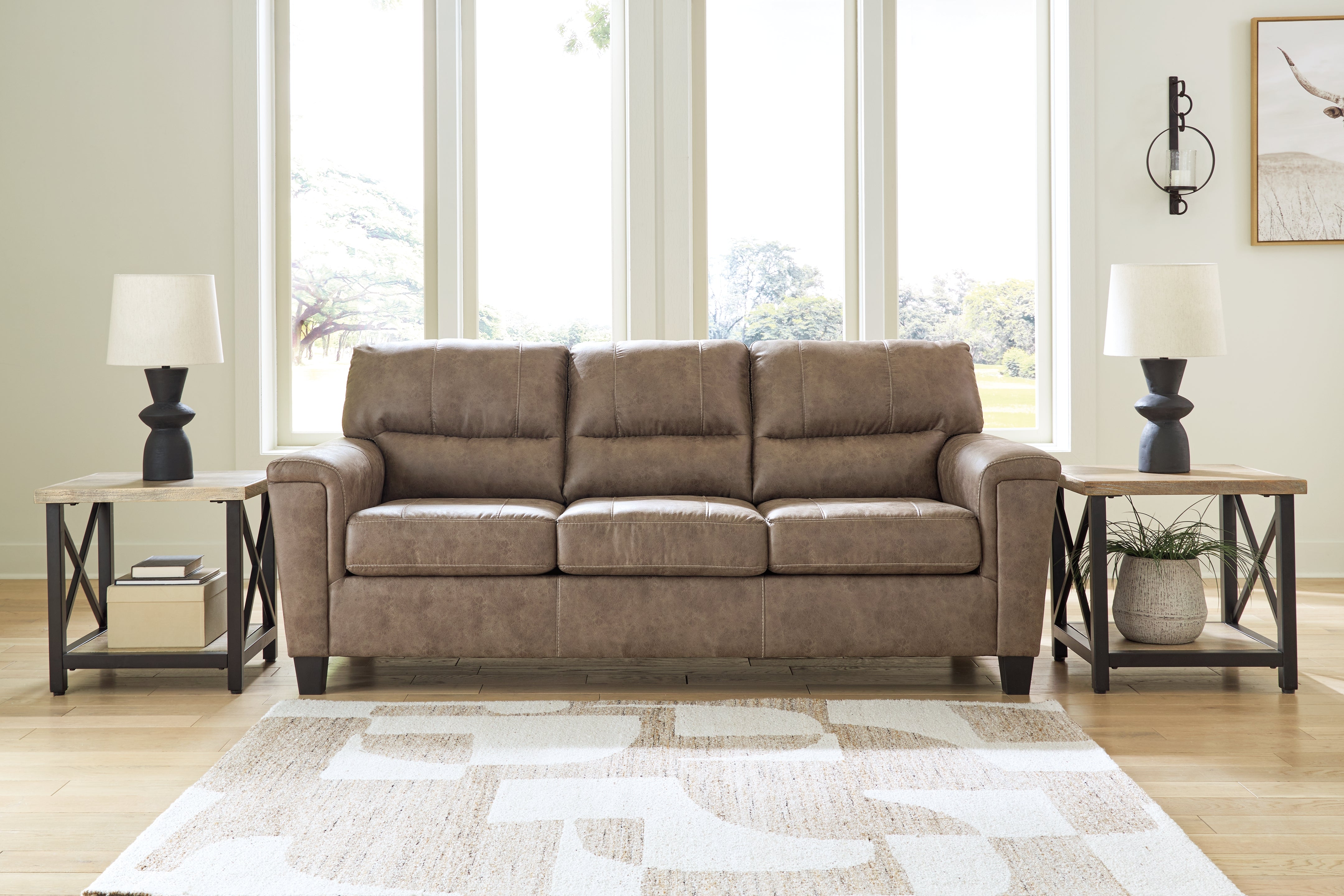 Floridian Furniture - Ashley Furniture - Navi Living Room - Sofa / Fossil - 9400438