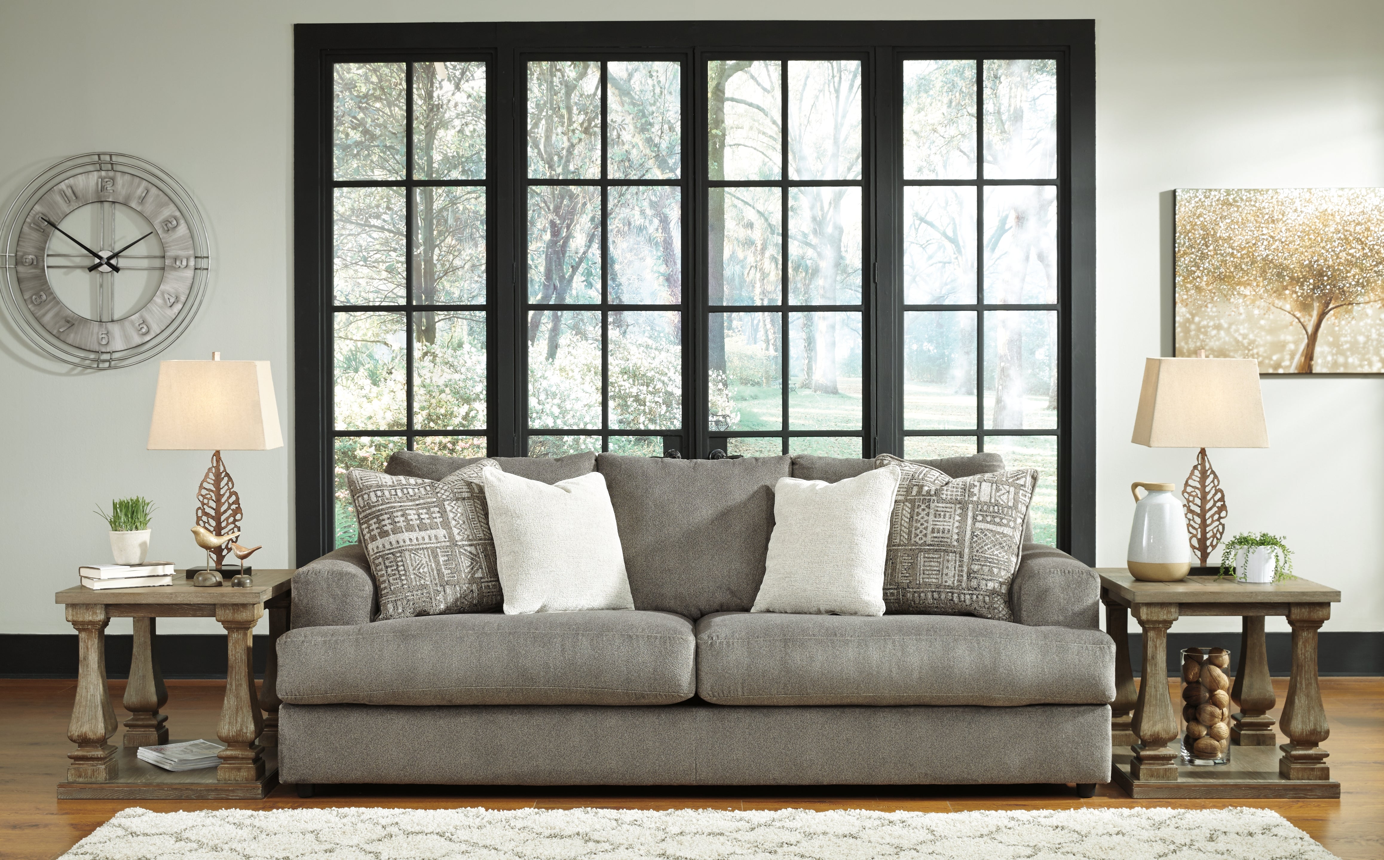 Floridian Furniture - Ashley Furniture - Soletren Living Room - Sofa / Ash - 9510338