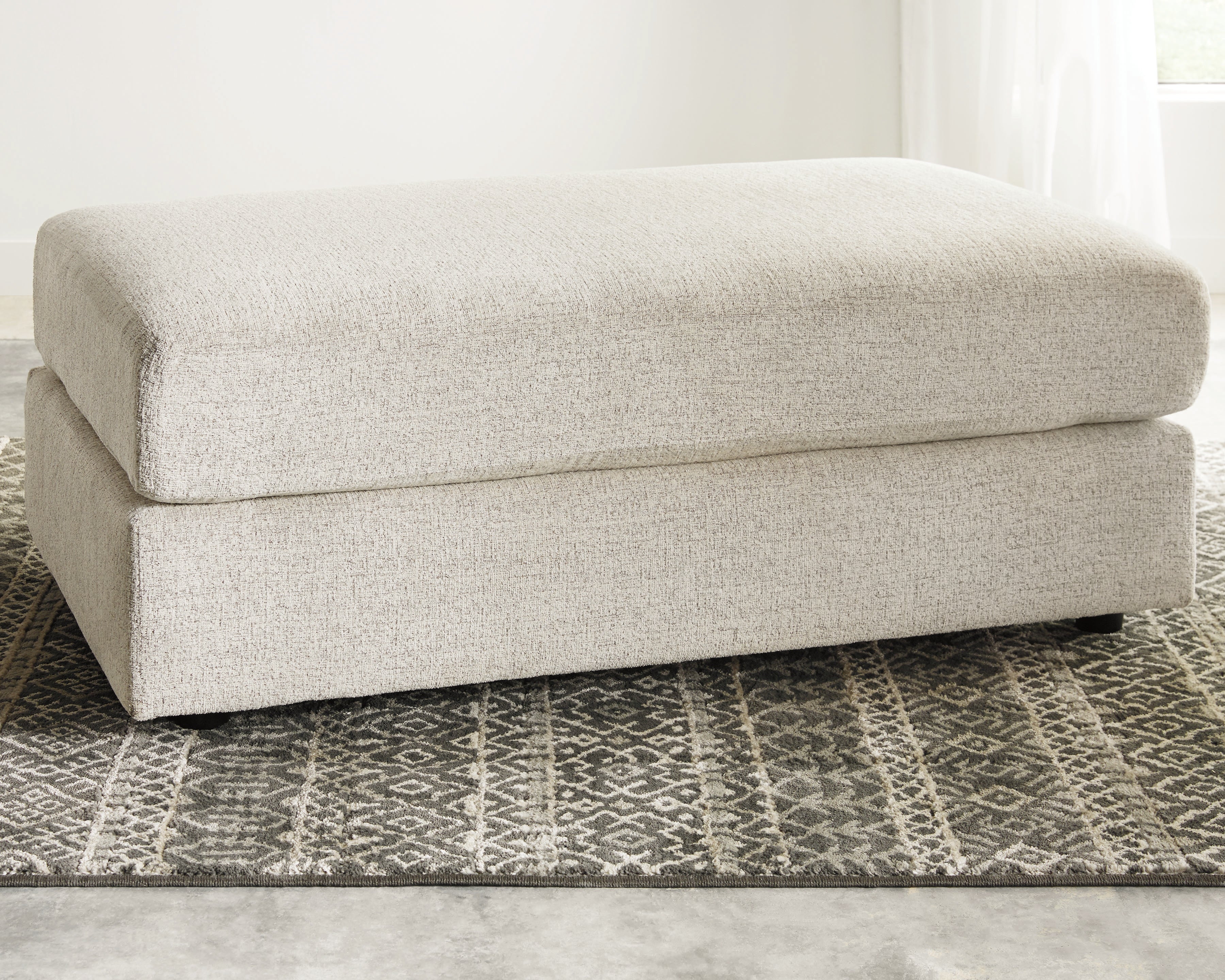 Floridian Furniture - Ashley Furniture - Soletren Living Room - Oversized Accent Ottoman / Stone - 9510408