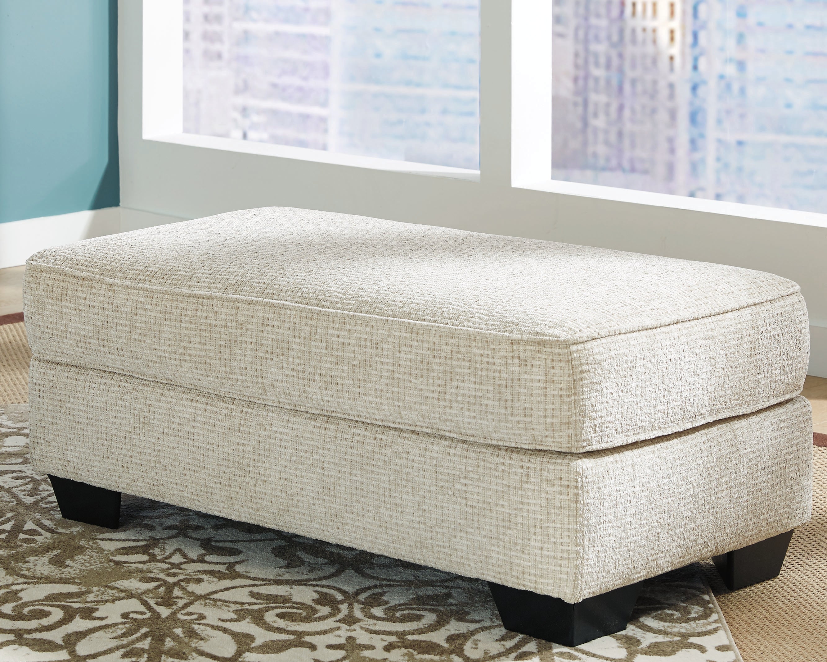 Floridian Furniture - Ashley Furniture - Monaghan Living Room - Ottoman / Sandstone - 9620514