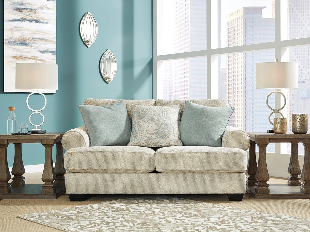 Floridian Furniture - Ashley Furniture - Monaghan Living Room - Ottoman / Sandstone - 9620514