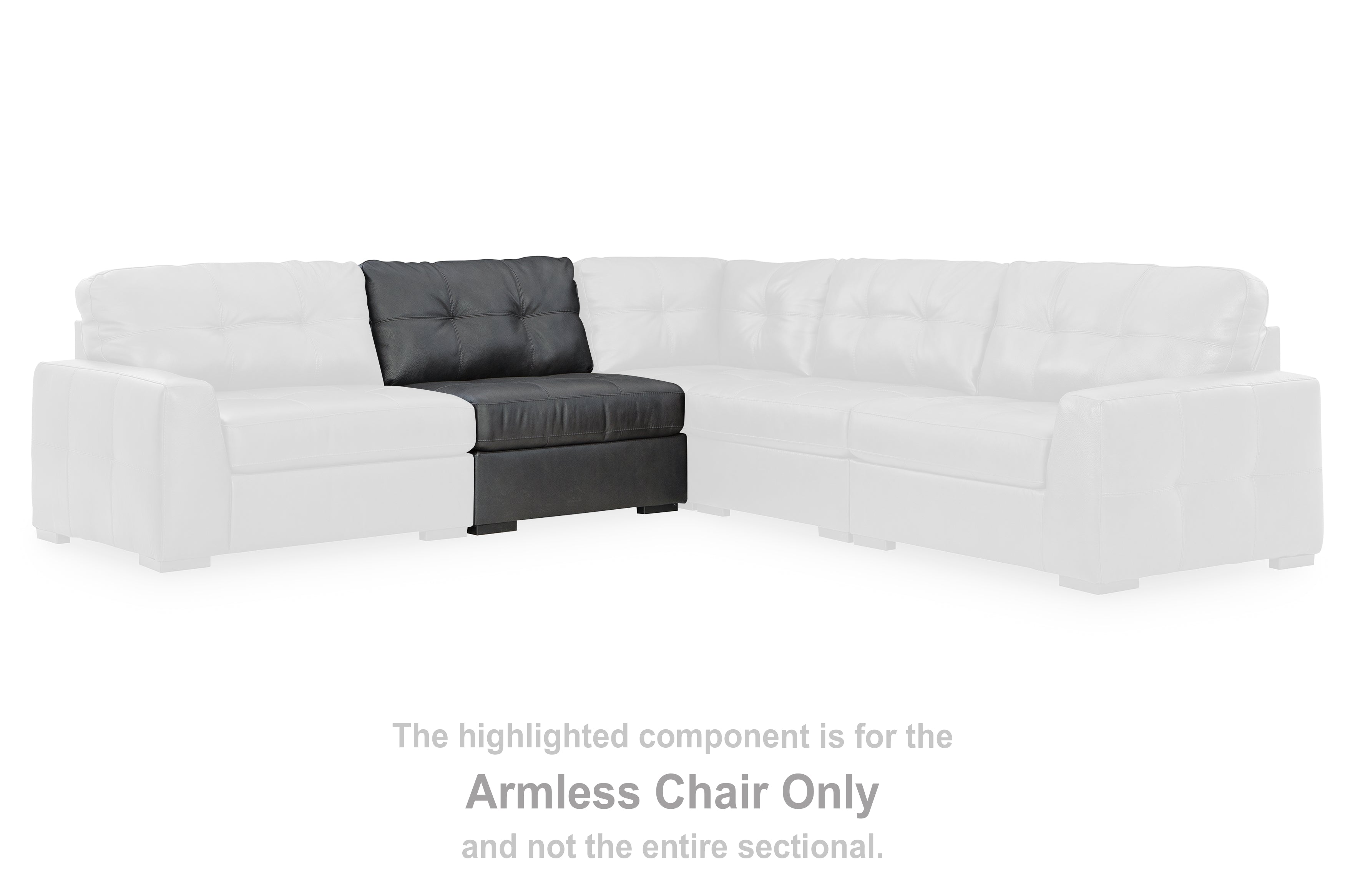 Floridian Furniture - Ashley Furniture - Brindley Pier Sectional - RAF 6-Piece Sectional / Fog - 99503S5