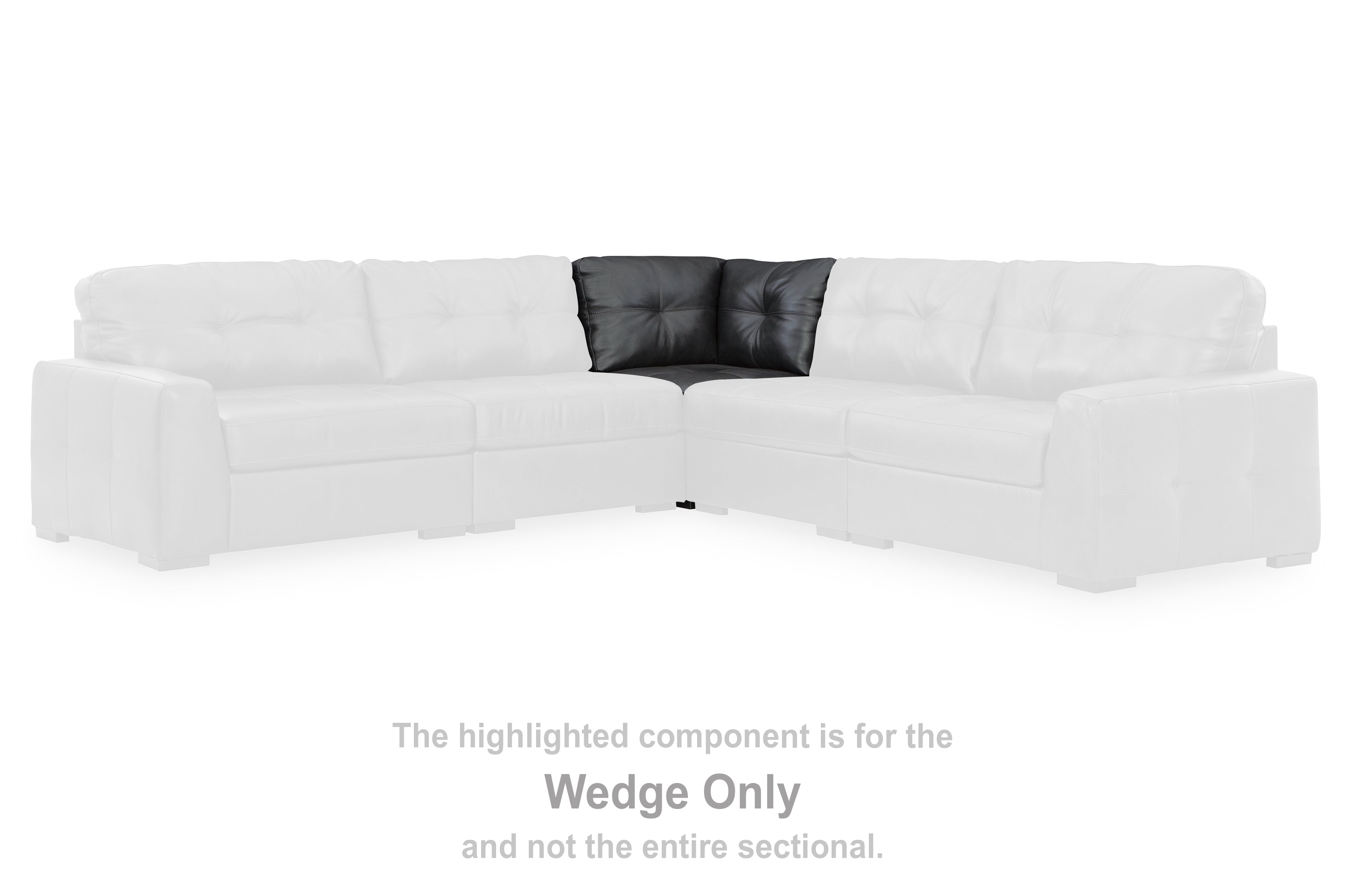 Floridian Furniture - Ashley Furniture - Brindley Pier Sectional - Wedge / Fog - 9950377