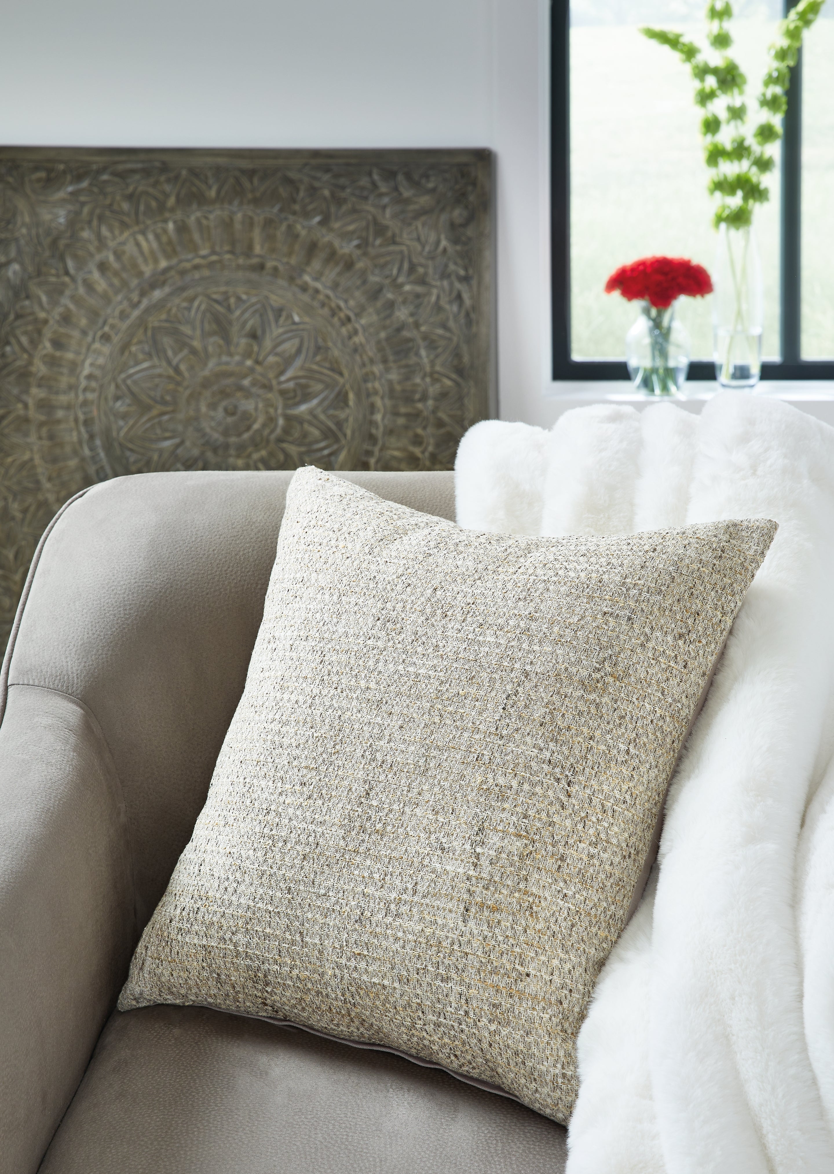 Floridian Furniture - Ashley Furniture - Erline Pillows - Pillow / Cement - A1000895P