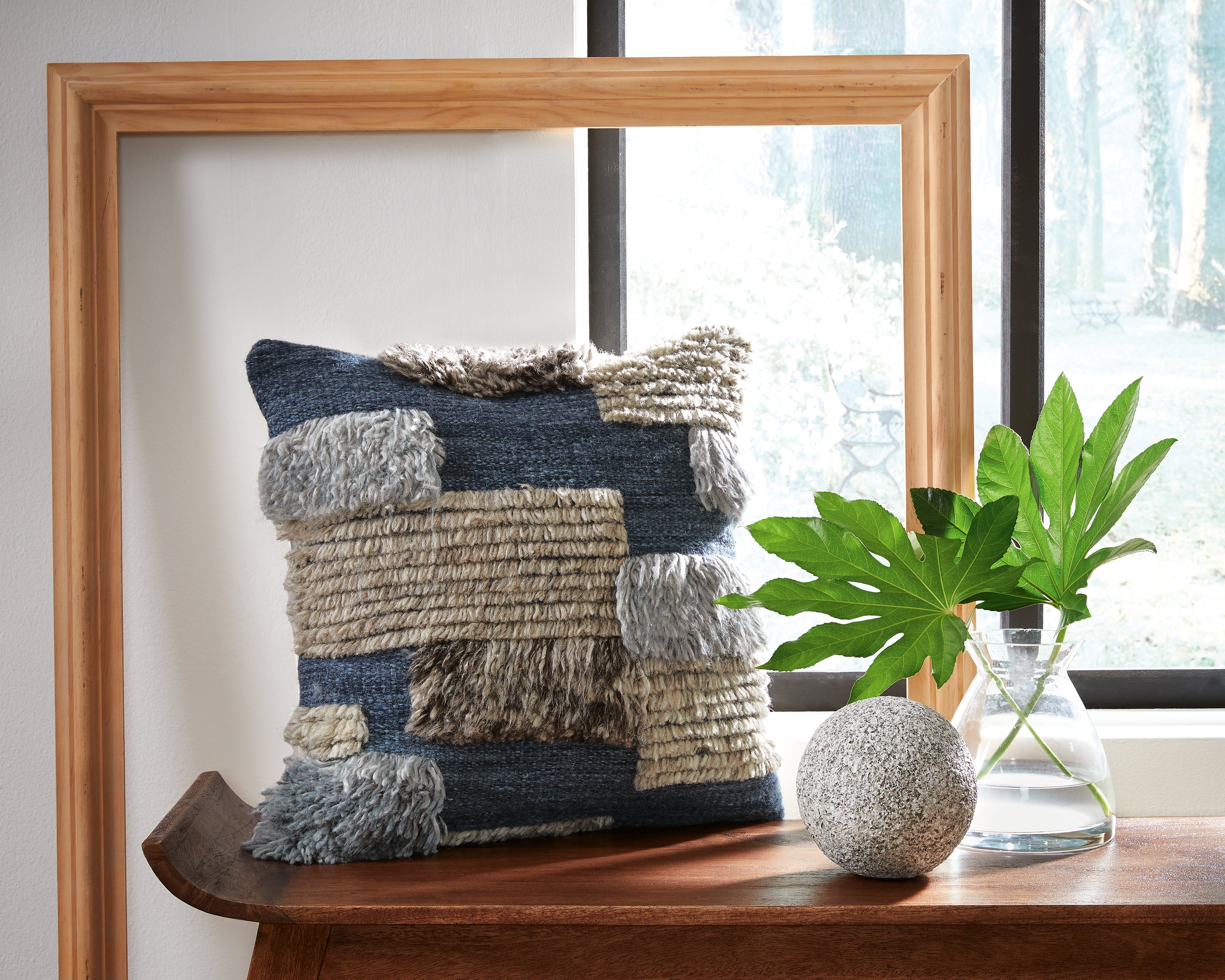 Floridian Furniture - Ashley Furniture - Gibbend Pillows - Pillow (4/CS) / Blue/Gray/White - A1000926