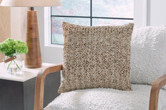 Floridian Furniture - Ashley Furniture - Vorlane Pillows - Pillow / Tan/Brown/White - A1001046P