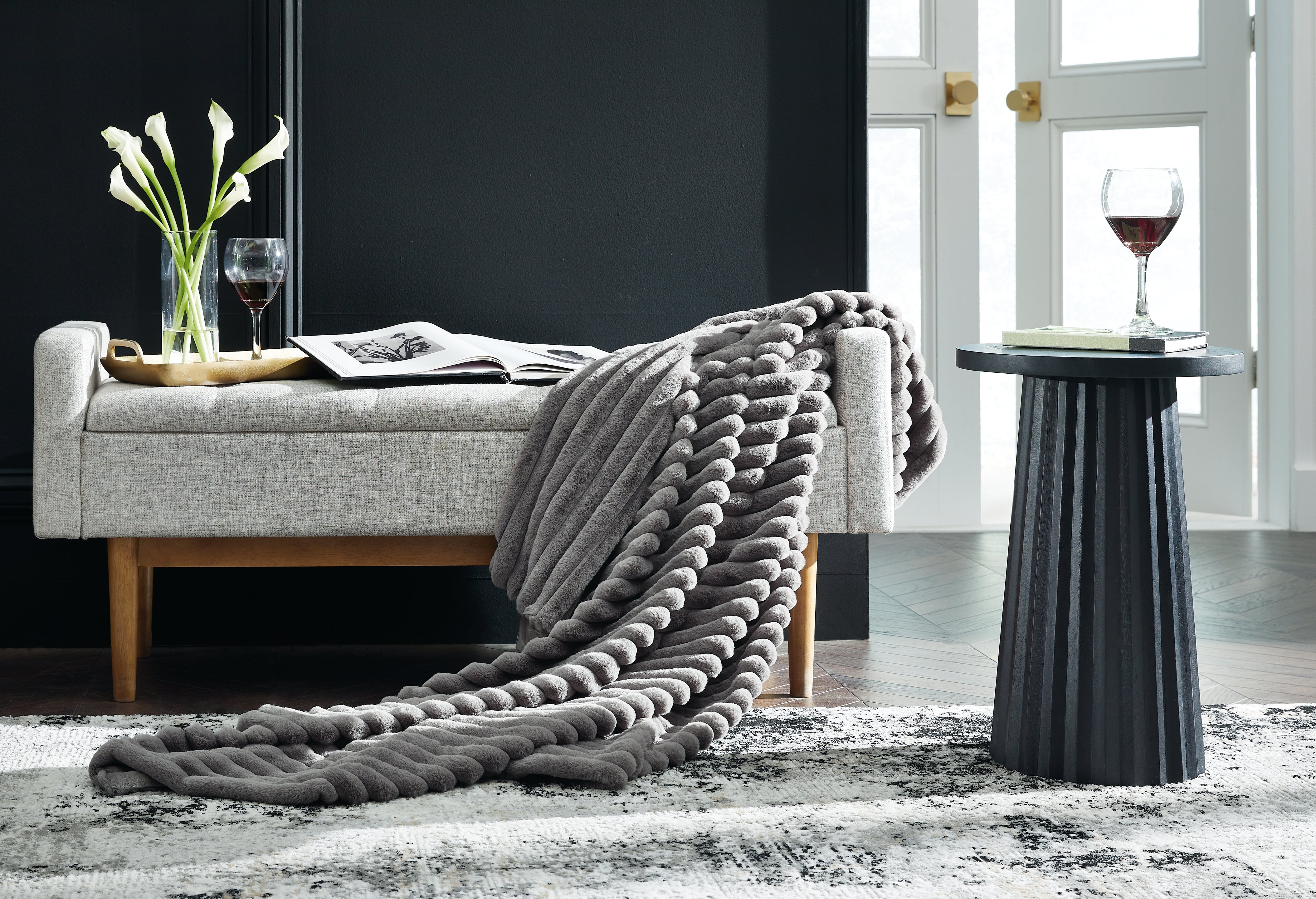 Floridian Furniture - Ashley Furniture - Alsonwell Throw (Set of 3) - Throw (3/CS) / Gray - A1001081