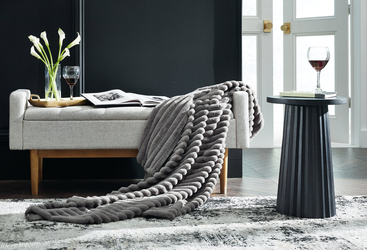 Floridian Furniture - Ashley Furniture - Alsonwell Throw (Set of 3) - Throw (3/CS) / Gray - A1001081