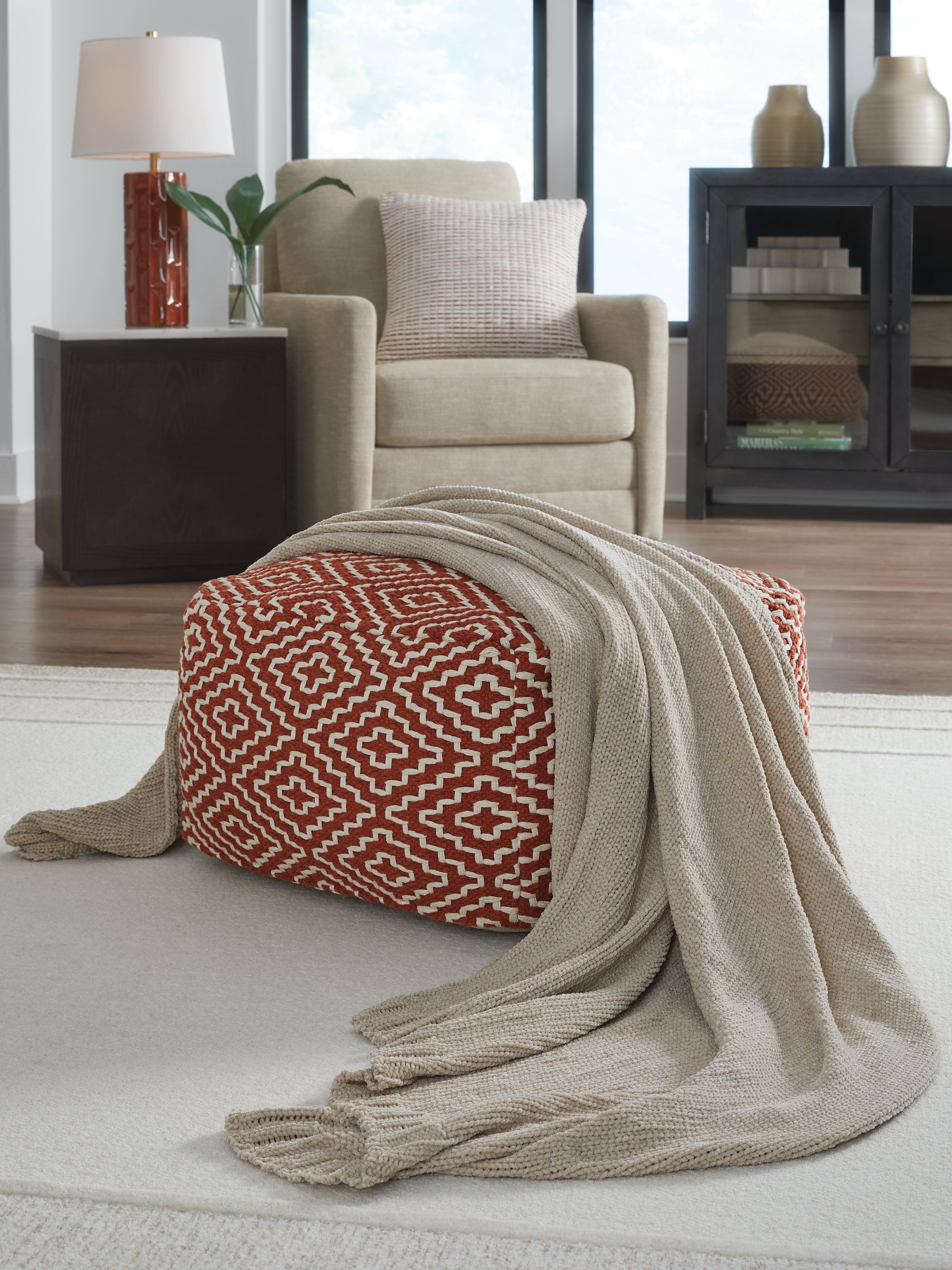 Floridian Furniture - Ashley Furniture - Anawood Throw (Set of 3) - Throw (3/CS) / Oatmeal - A1001096