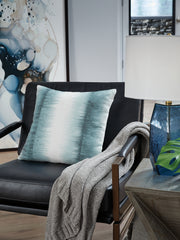 Floridian Furniture - Ashley Furniture - Elonwich Pillows - Pillow (4/CS) / Teal/White - A1001106
