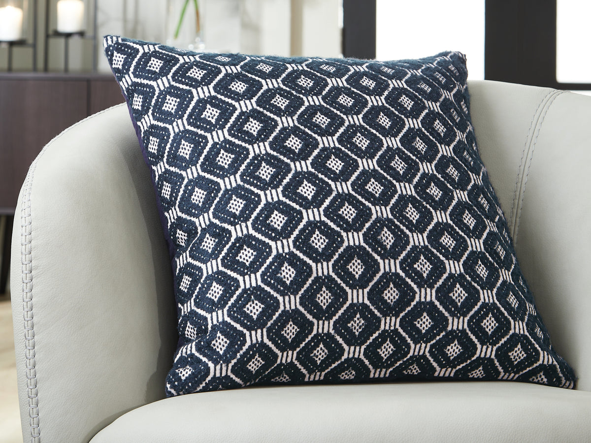 Floridian Furniture - Ashley Furniture - Abra Pillows - Pillow (4/CS) / Black/Ivory - A1001109