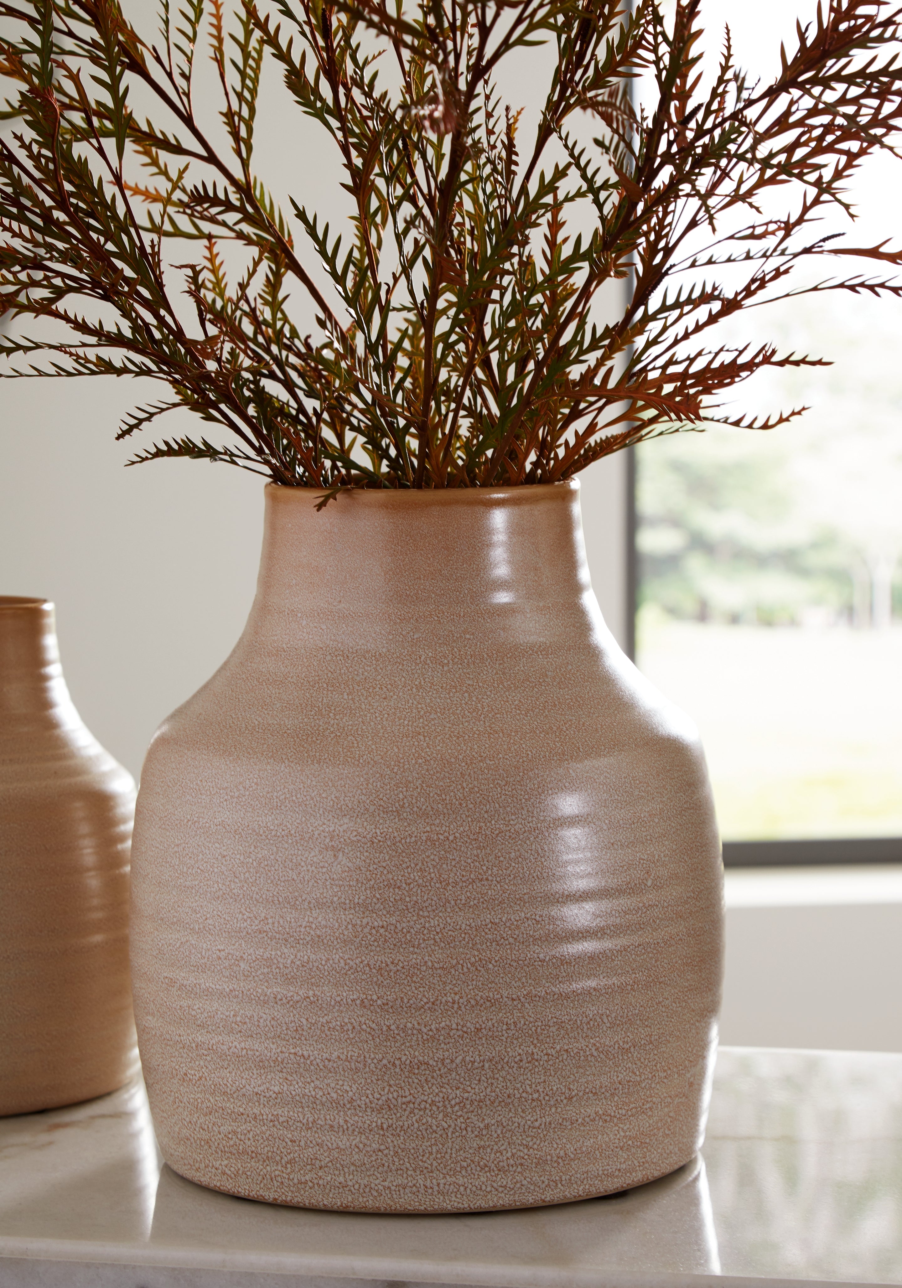 Floridian Furniture - Ashley Furniture - Millcott Vase - Vase / Tan - A2000582V