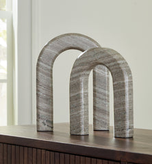 Floridian Furniture - Ashley Furniture - Keithton Sculpture - Sculpture Set (Set of 2) / Taupe - A2000618