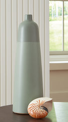 Floridian Furniture - Ashley Furniture - Peerland Vase - Vase / Sage Green - A2000656