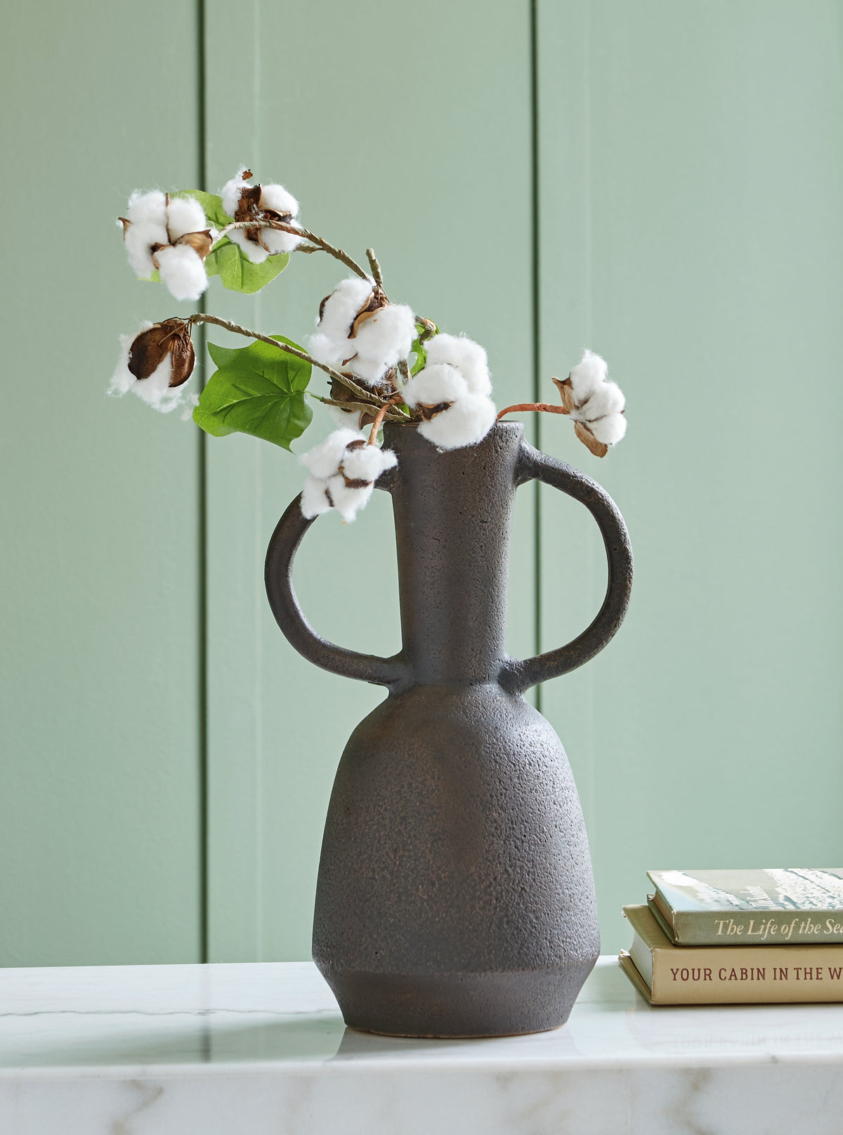 Floridian Furniture - Ashley Furniture - Aadeen Vase - Vase / Distressed Brown - A2000673