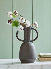 Floridian Furniture - Ashley Furniture - Aadeen Vase - Vase / Distressed Brown - A2000673
