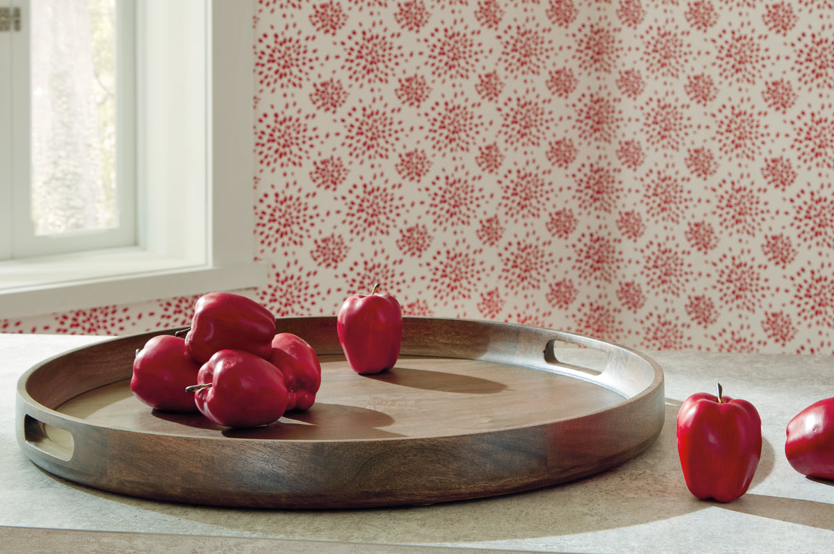 Floridian Furniture - Ashley Furniture - Webbworth Tray - Tray / Gray Brown - A2000675