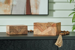 Floridian Furniture - Ashley Furniture - Antford Box (Set of 2) - Box Set (Set of 2) / Brown - A2000691