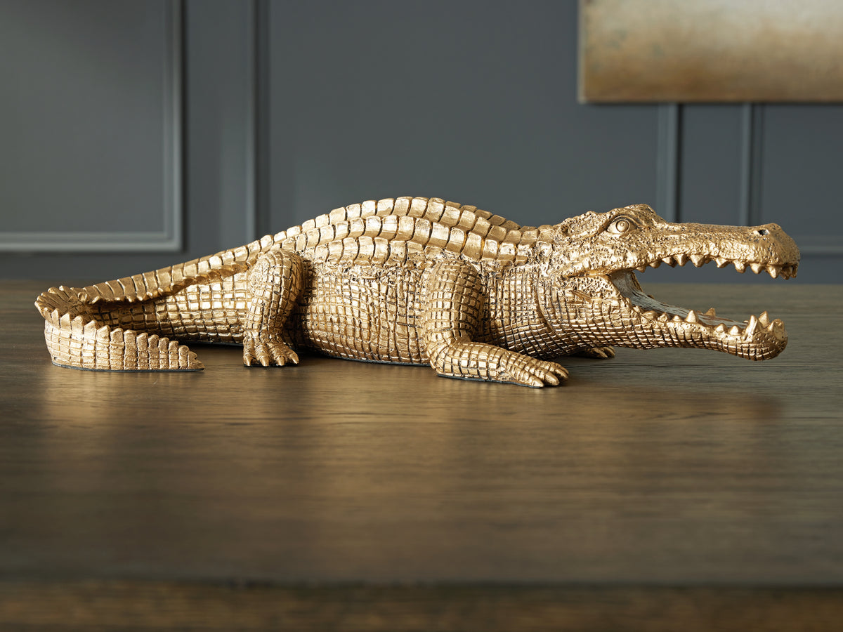 Floridian Furniture - Ashley Furniture - Lauretman Sculpture - Sculpture / Antique Gold Finish - A2000765