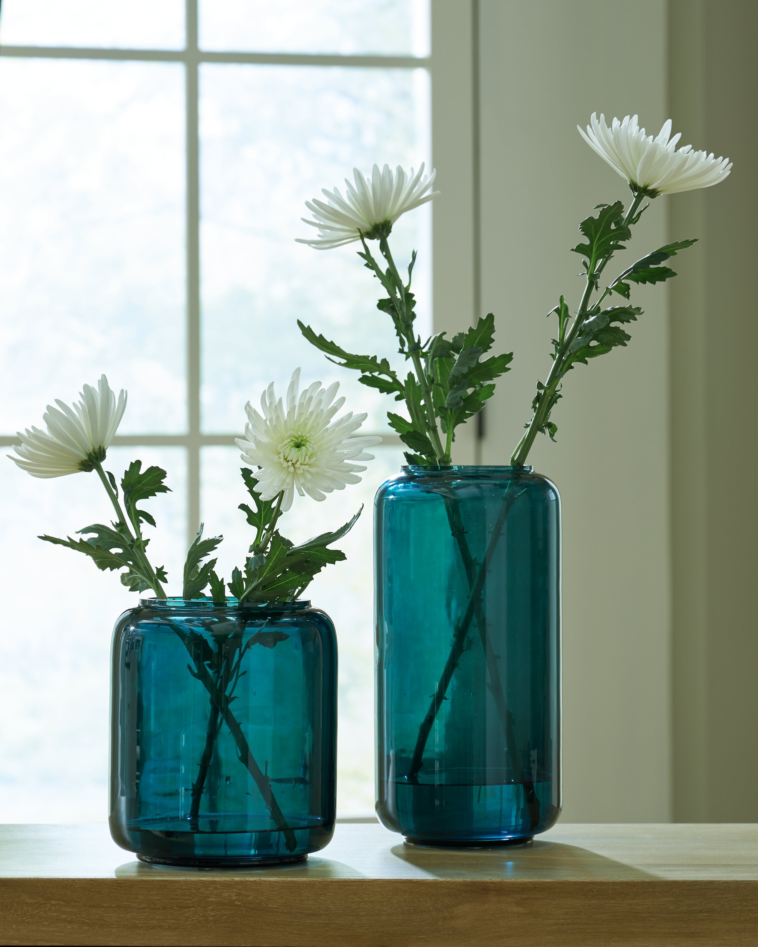 Floridian Furniture - Ashley Furniture - Inisland Vase - Vase Set (Set of 2) / Teal - A2000797A1