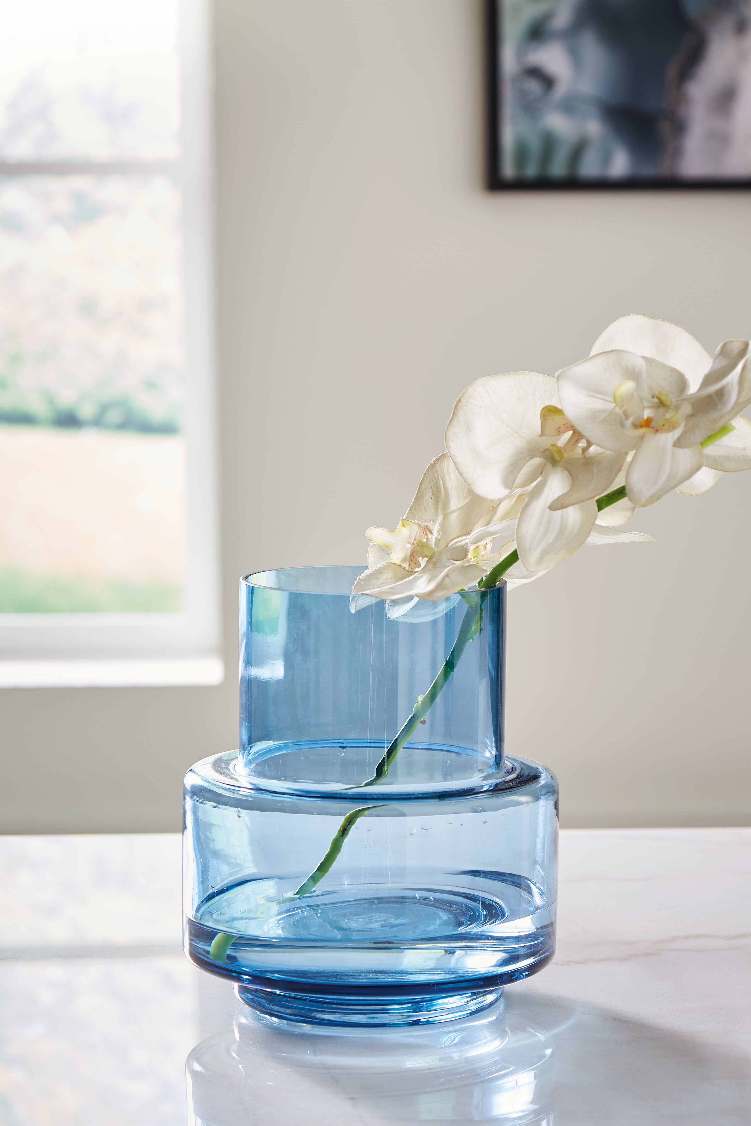 Floridian Furniture - Ashley Furniture - Bealen Vase - Vase / Dark Blue - A2900012