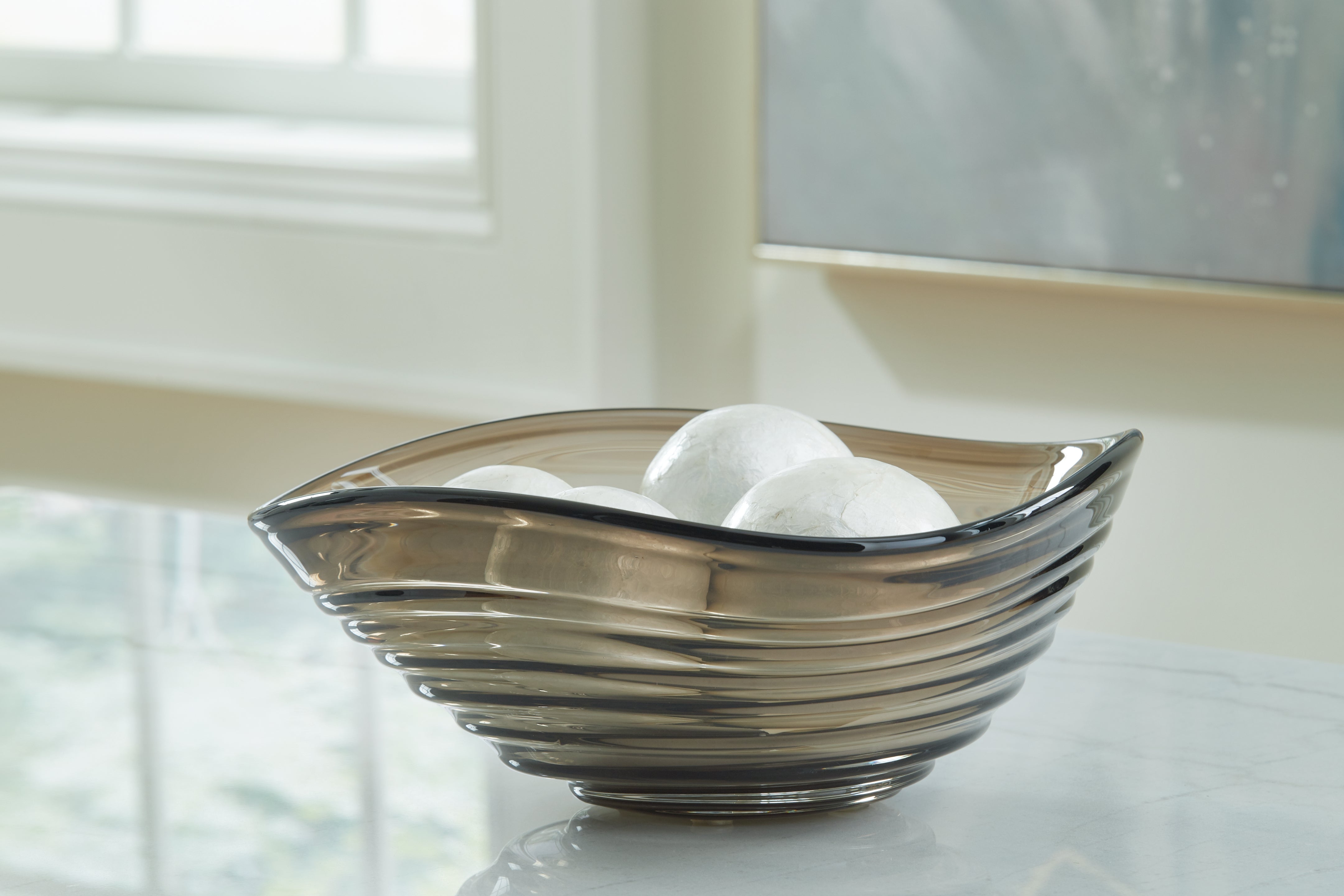 Floridian Furniture - Ashley Furniture - Solariston Bowl - Bowl / Gray/Brown - A2900016