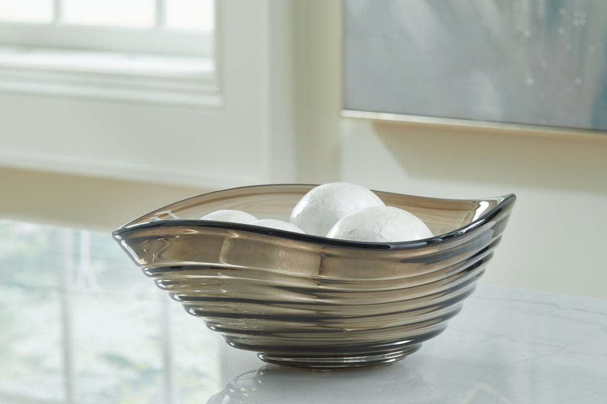 Floridian Furniture - Ashley Furniture - Solariston Bowl - Bowl / Gray/Brown - A2900016