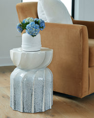 Floridian Furniture - Ashley Furniture - Michamere Stool - Stool / Gray/Taupe - A3000619