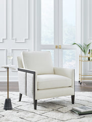 Floridian Furniture - Ashley Furniture - Ardenworth Accent Chair - Accent Chair / Black/Ivory - A3000647
